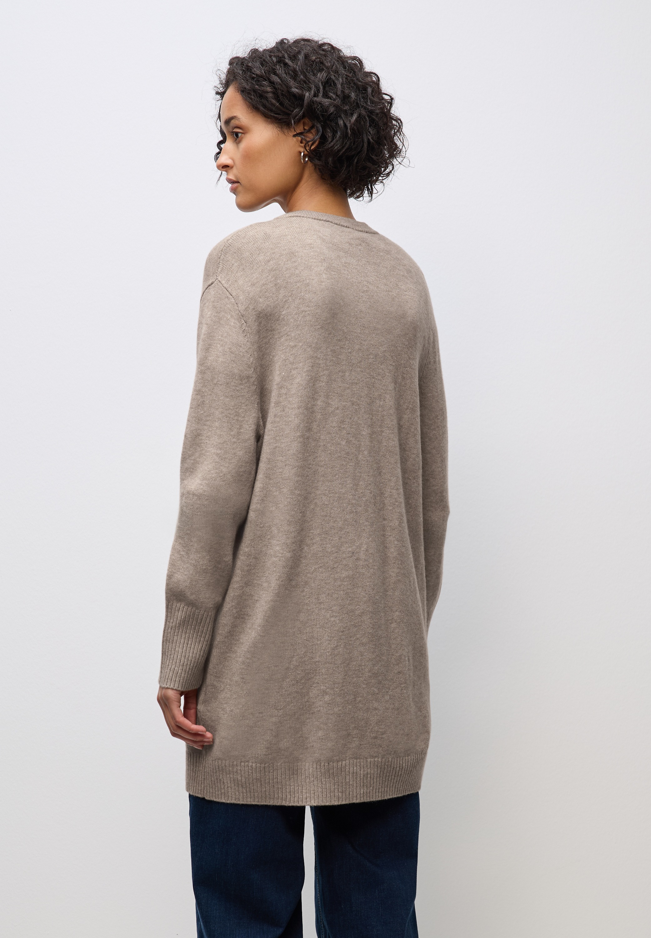 STREET ONE Strickjacke, aus softem Materialmix günstig online kaufen