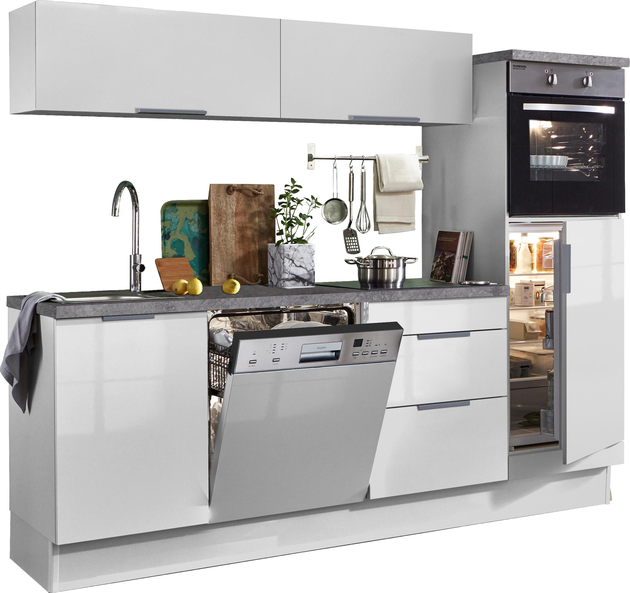 OPTIFIT Küchenzeile »Tara«, ohne E-Geräte, mit Vollauszug und Soft-Close- Funktion, Breite 240 cm kaufen | BAUR