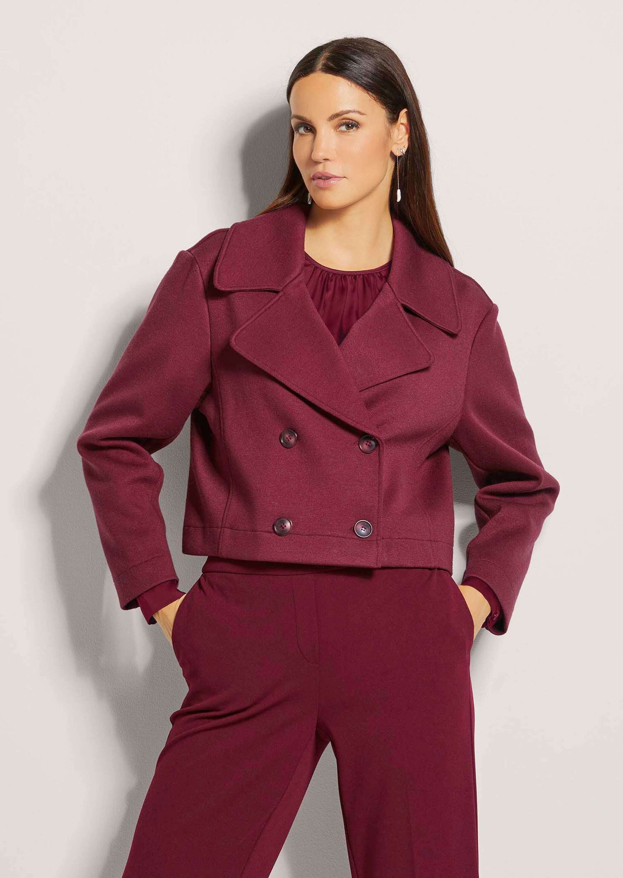 MADELEINE Jerseyblazer »Blazer Zweireihiger Kurzblazer«