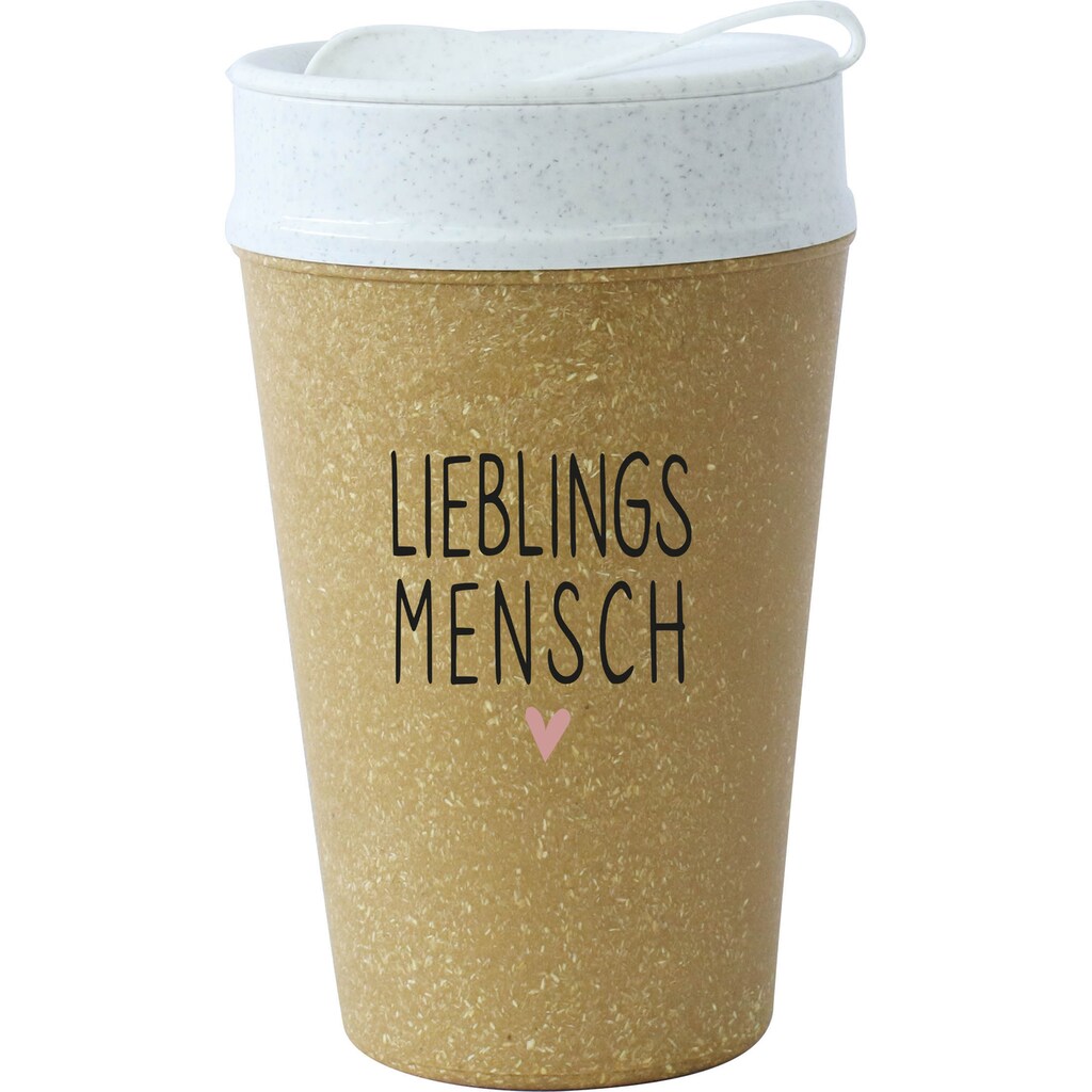 KOZIOL Coffee-to-go-Becher »ISO TO GO LIEBLINGSMENSCH«, (1 tlg.)