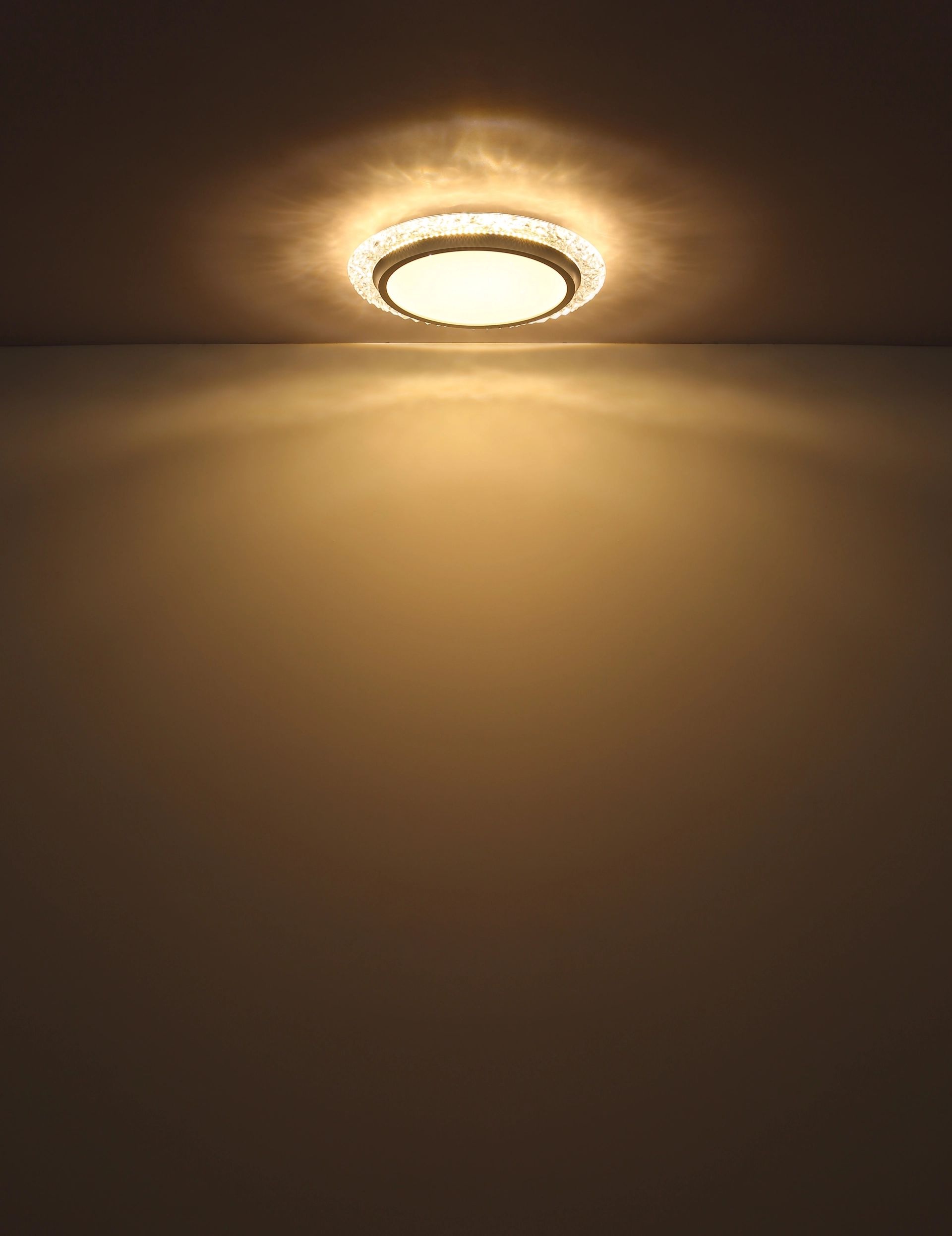 GLOBO LIGHTING LED Deckenleuchte »ABIGAIL«, Leuchtmittel LED-Modul | LED fest integriert, Deckenlampe, Kristalle, opal, Wohnzimmer, Schlafzimmer