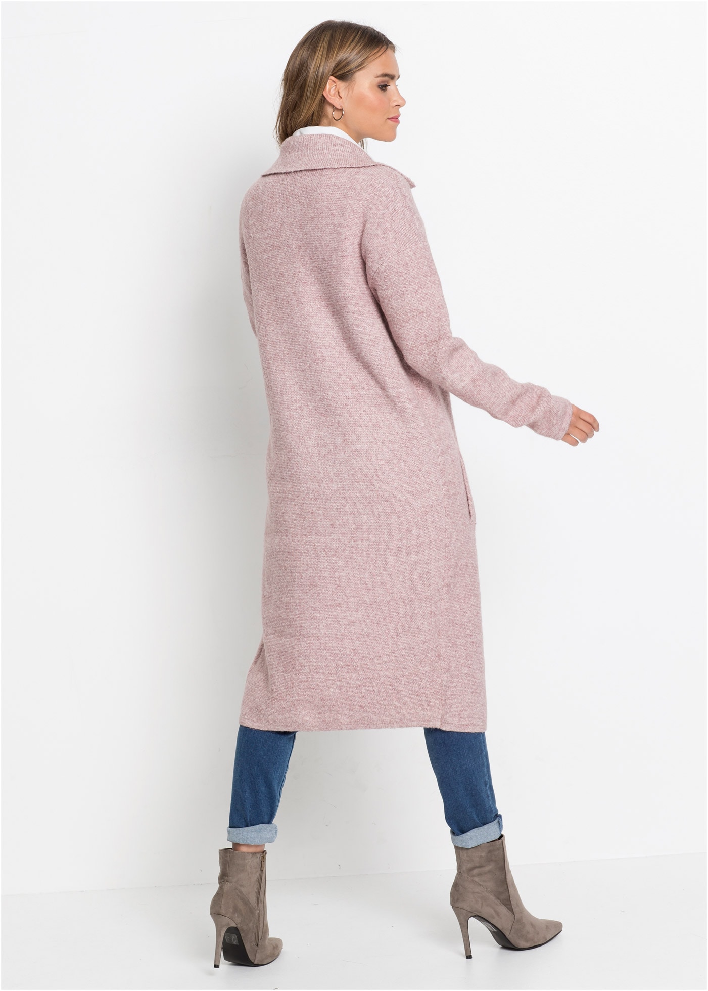 bonprix Strickmantel »Langer Strickmantel im Loose Fit« Langer Strickmantel