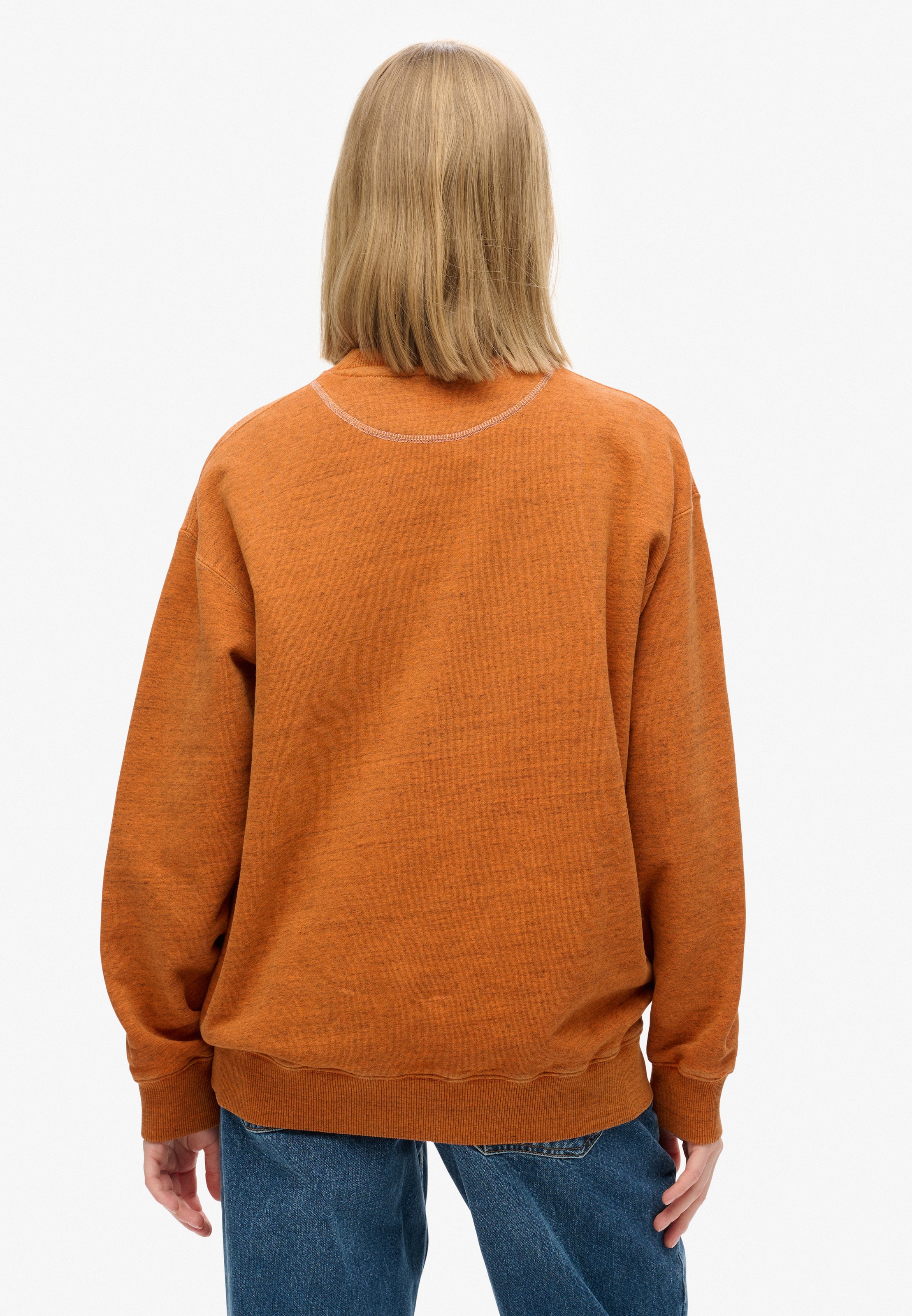 Superdry Sweatshirt »ESSENTIAL LOGO OVERDYED SWEAT«