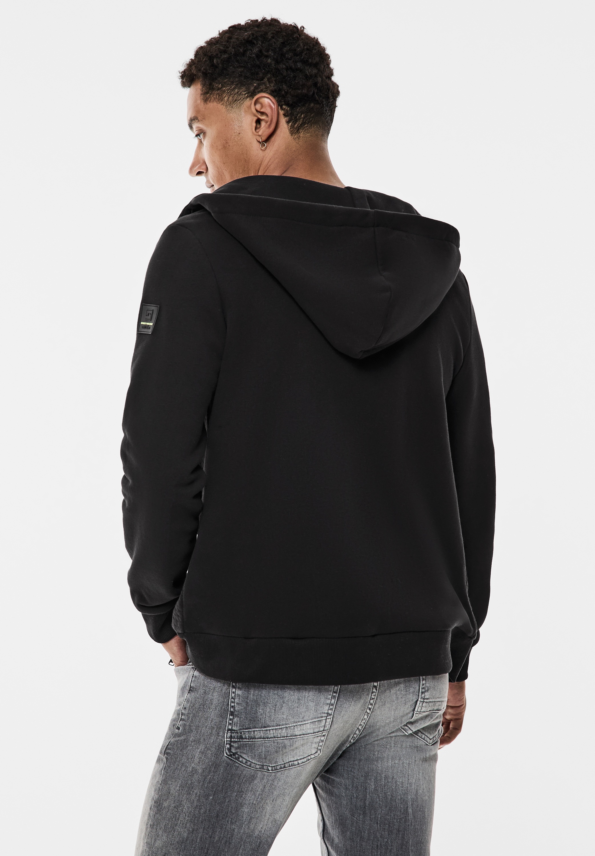 STREET ONE MEN Kapuzensweatjacke, mit Kapuze