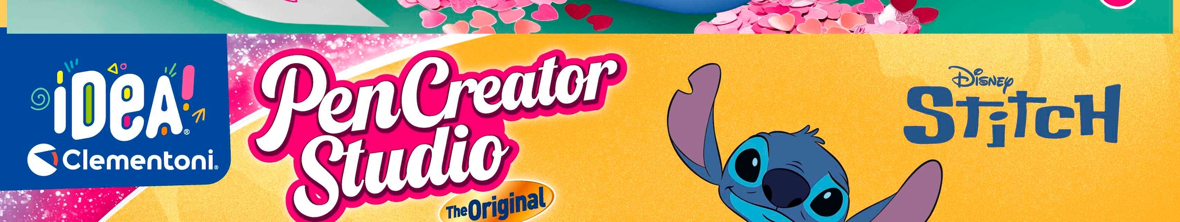 Clementoni® Kreativset »Idea, Mein Stift-Atelier - Stitch«