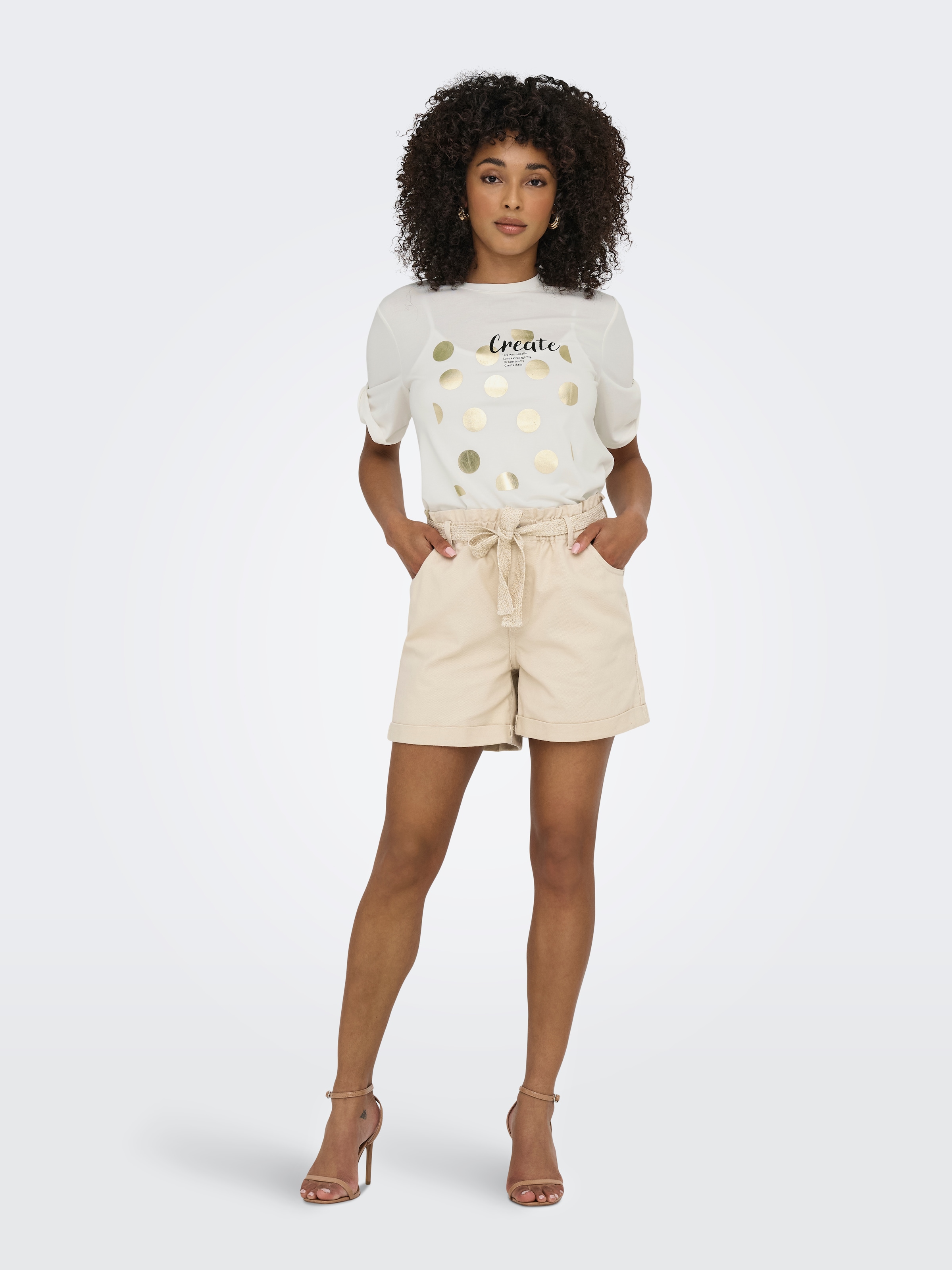 ONLY Kurzarmshirt »ONLFREE LIFE S/S CREATE TOP BOX JRS«
