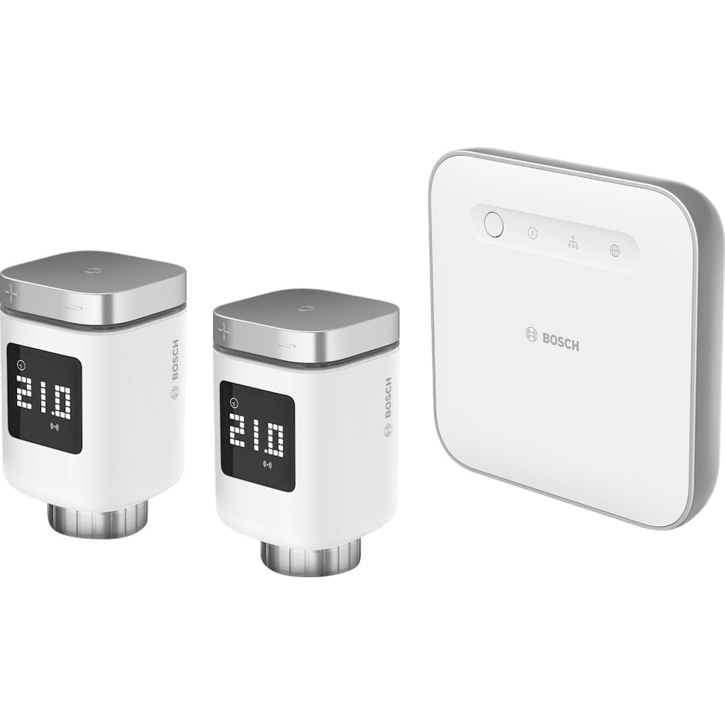 BOSCH Smart-Home-Station »Smart Home Starter Set mit Controller II und 2 Thermostaten«