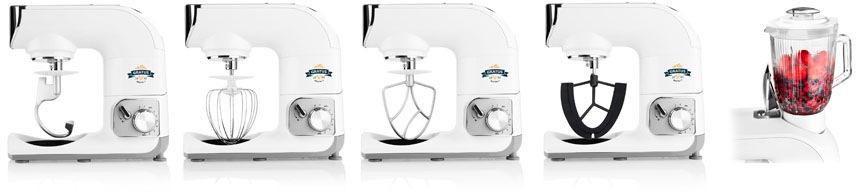 eta Küchenmaschine »ETA002890061«, 1200 Watt mit Metall-Gehäuse, mit viel Zubehör