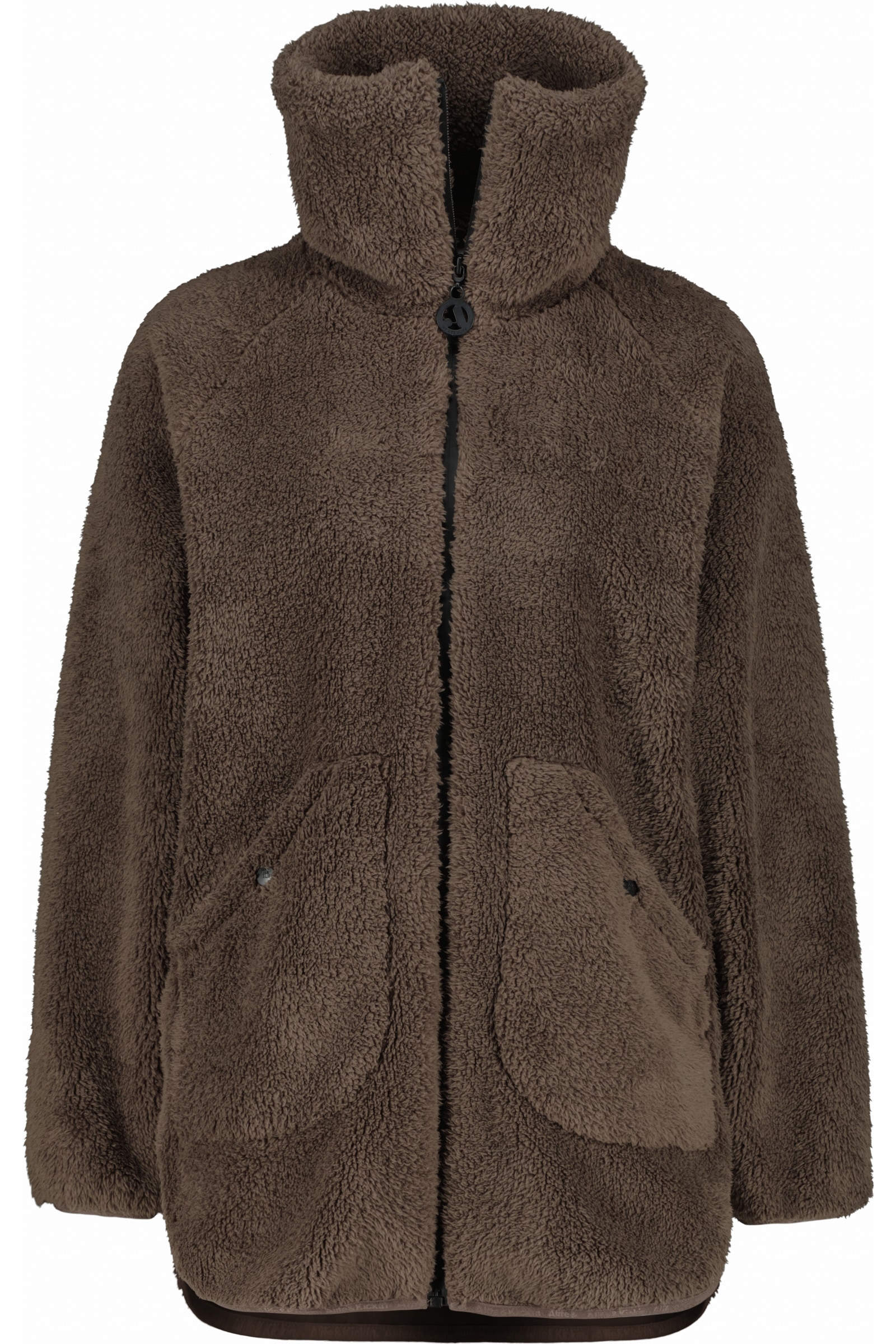 Alife & Kickin Fellimitatjacke »Damen SariaAK T Übergangsjacke, Jacke« Dichter Teddyfleece, hoher Stehkragen, zwei aufgesetzte Taschen