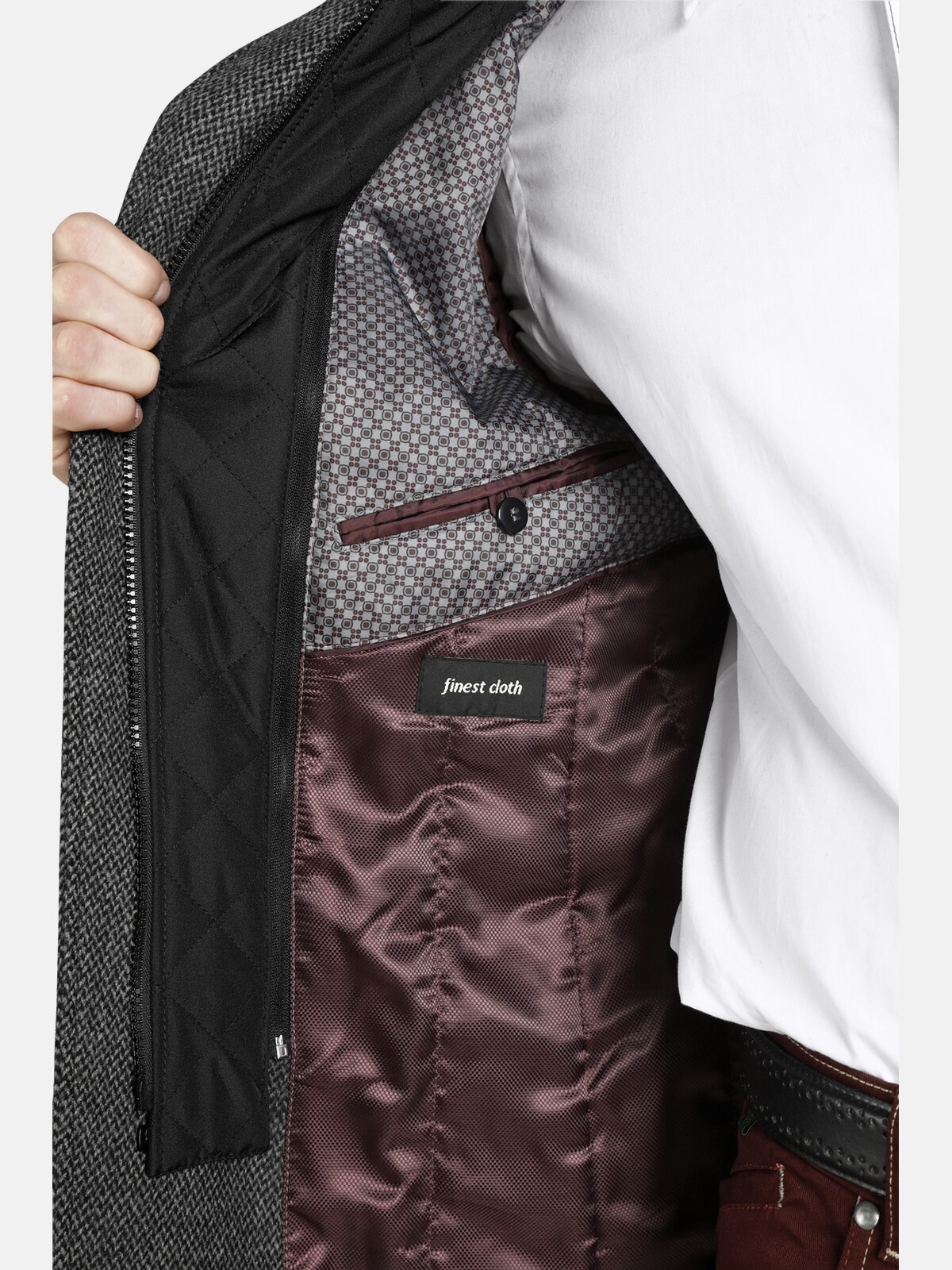 Charles Colby Wolljacke »Mantel EARL VAUGHAN«, (1 St.)