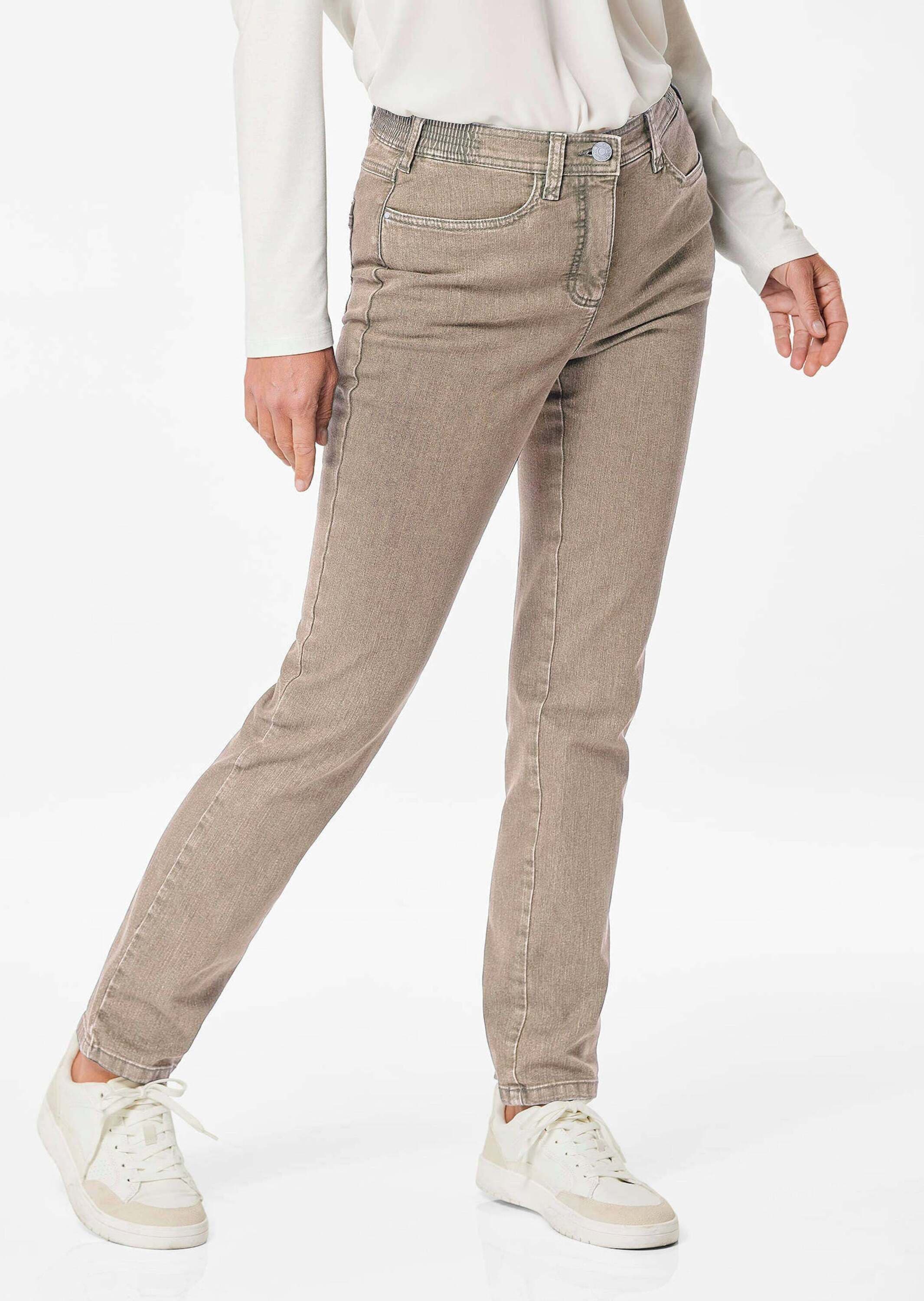 GOLDNER Regular-fit-Jeans »Kurzgröße Klassische Jeanshose ANNA«