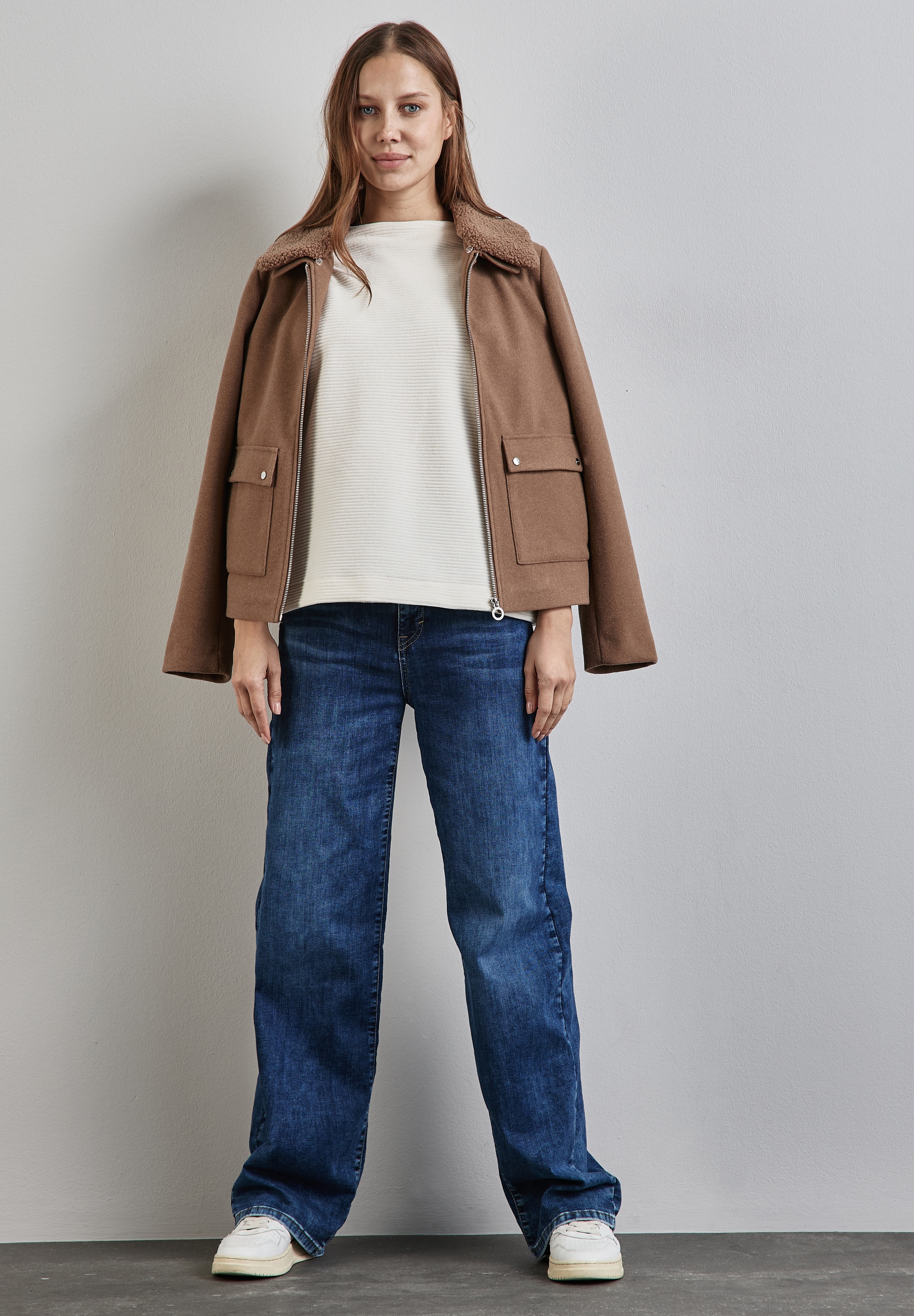 STREET ONE Langarmshirt, mit Turtleneck
