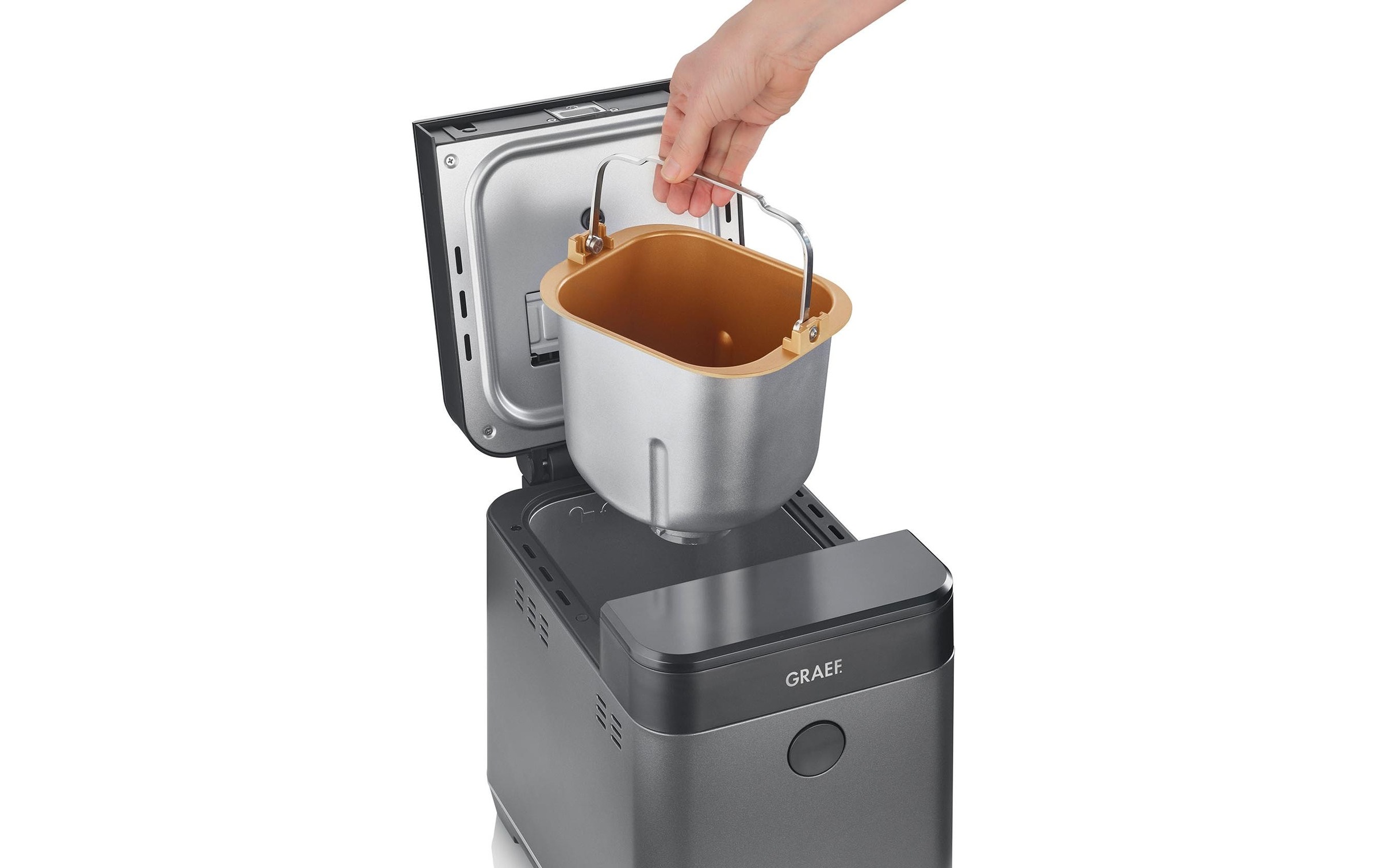 Graef BA806, 750 g, Timer, Variable einstellbare Krustenbräunung, Warmhaltefunktion, 520 W, Schwarz, Grau - Image 8
