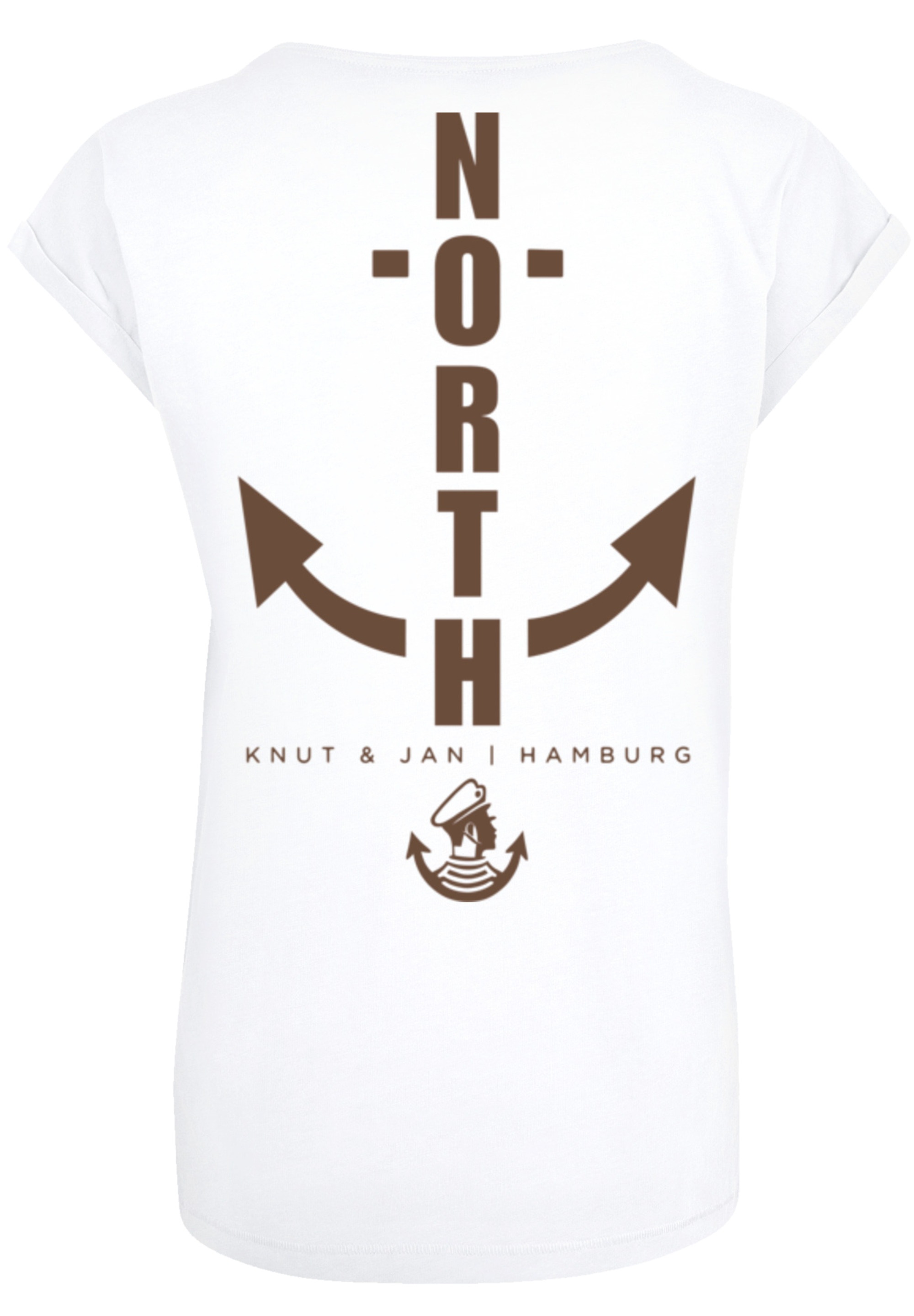 F4NT4STIC T-Shirt »North Anker Knut & Jan Hamburg« Print