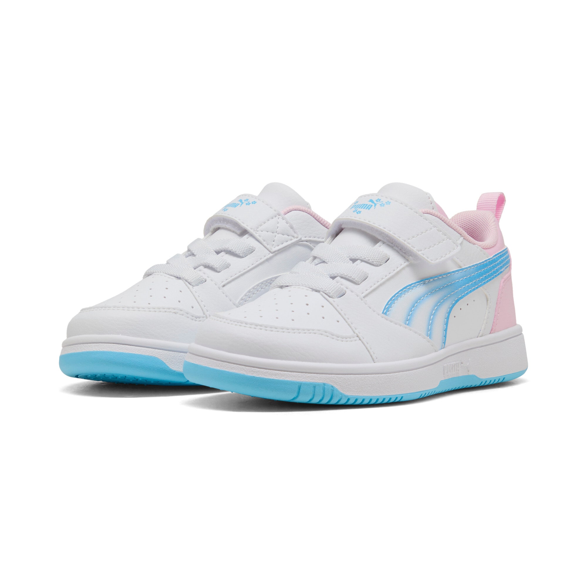 PUMA Sneaker "REBOUND V6 LO JELLY HEAVEN AC PS" für Kinder, mit leicht profilierter Gummilaufsohle