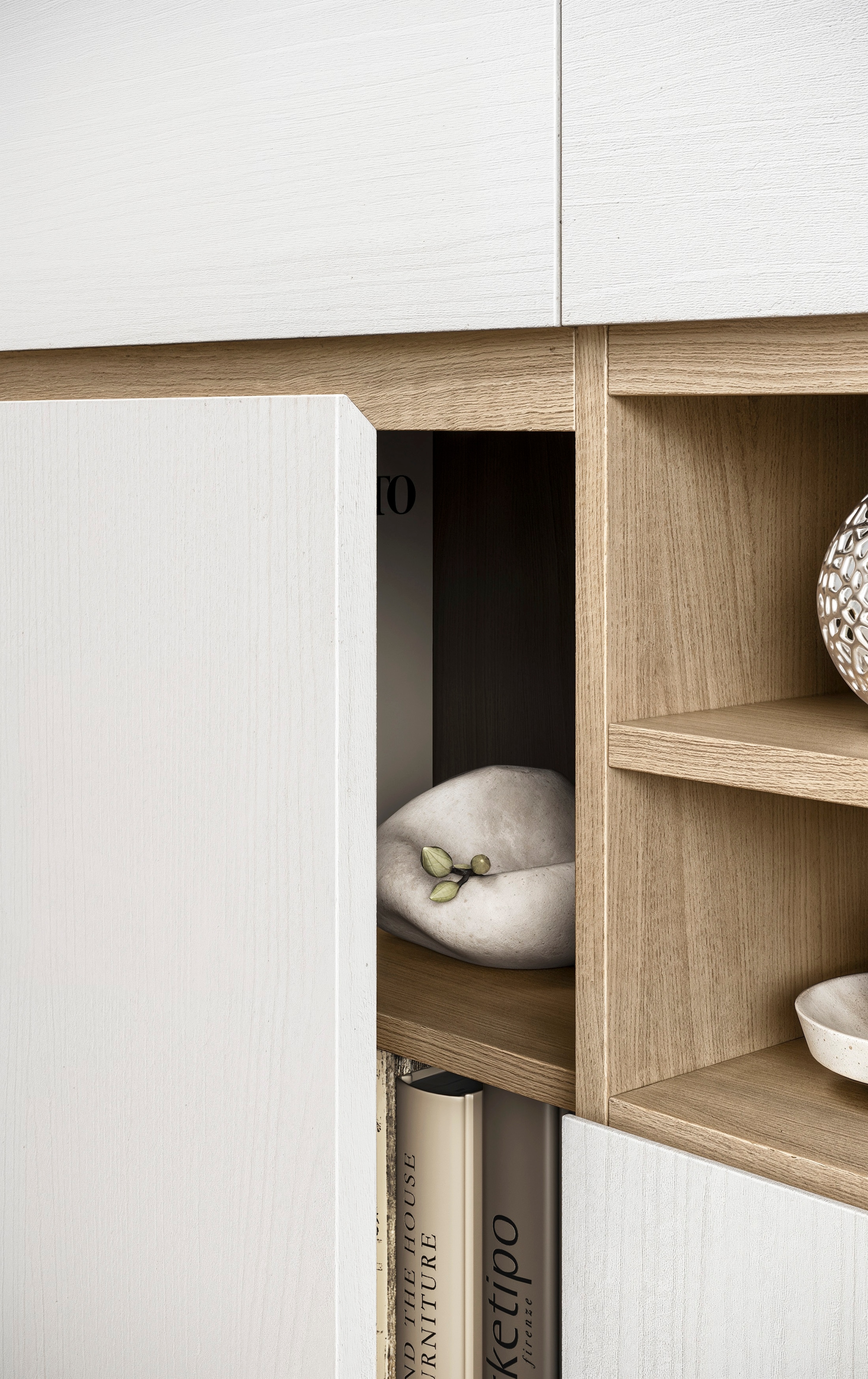 Home affaire Wohnwand »Stranda, moderne Anbauwand, Komplettset im Scandi-Style«, (3 St.), enthält Lowboard, Highboard und Wandboard, 324 cm breit