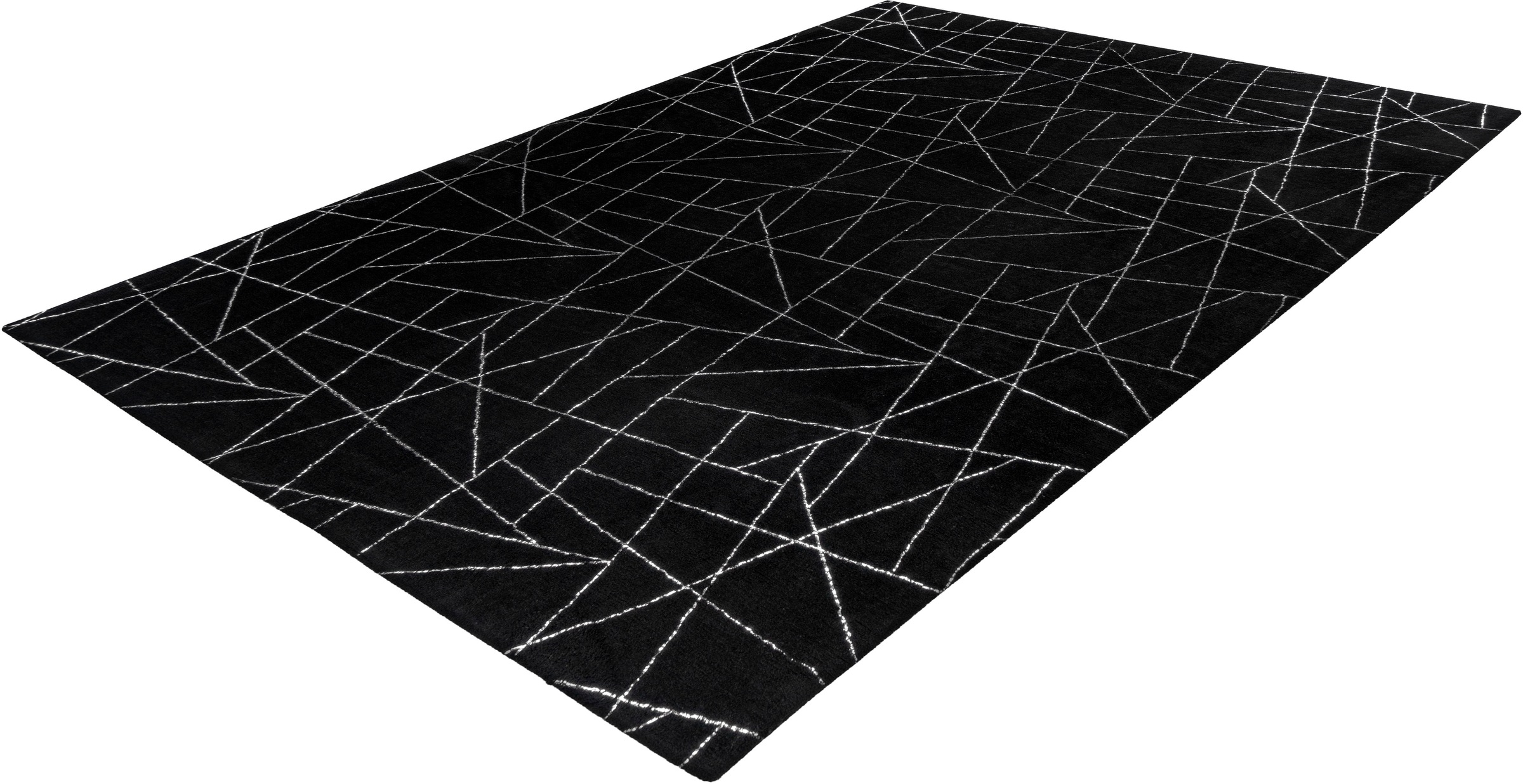 me gusta Teppich »Bijou 125«, rechteckig, 20 mm Höhe, Glanz Effekt, weicher Flor, Wohnzimmer, Schlafzimmer
