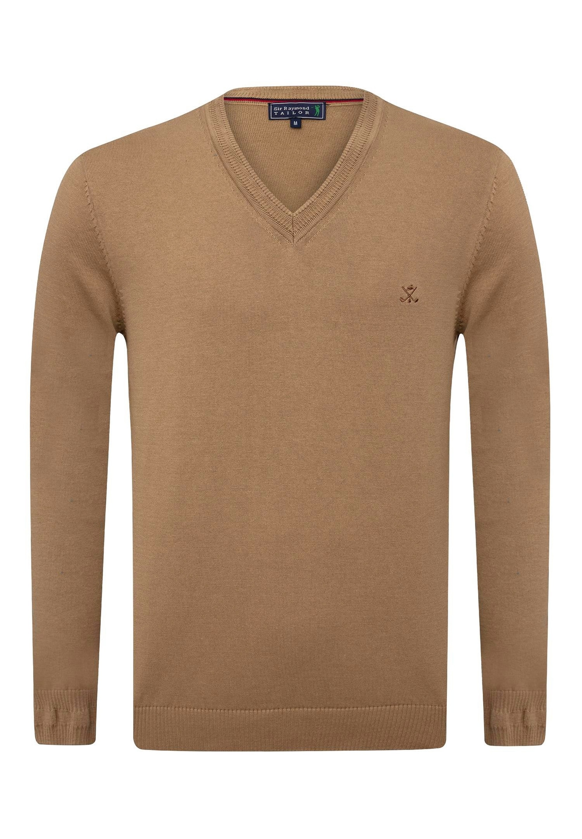 SIR RAYMOND TAILOR Strickpullover »Los Angeles«, (1 tlg.), mit klassischem V-Ausschnitt