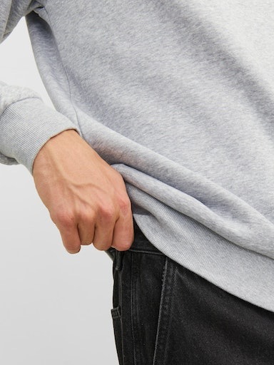 Jack & Jones Sweatshirt »JJEBRADLEY SWEAT CREW NOOS«, mit Rippbündchen