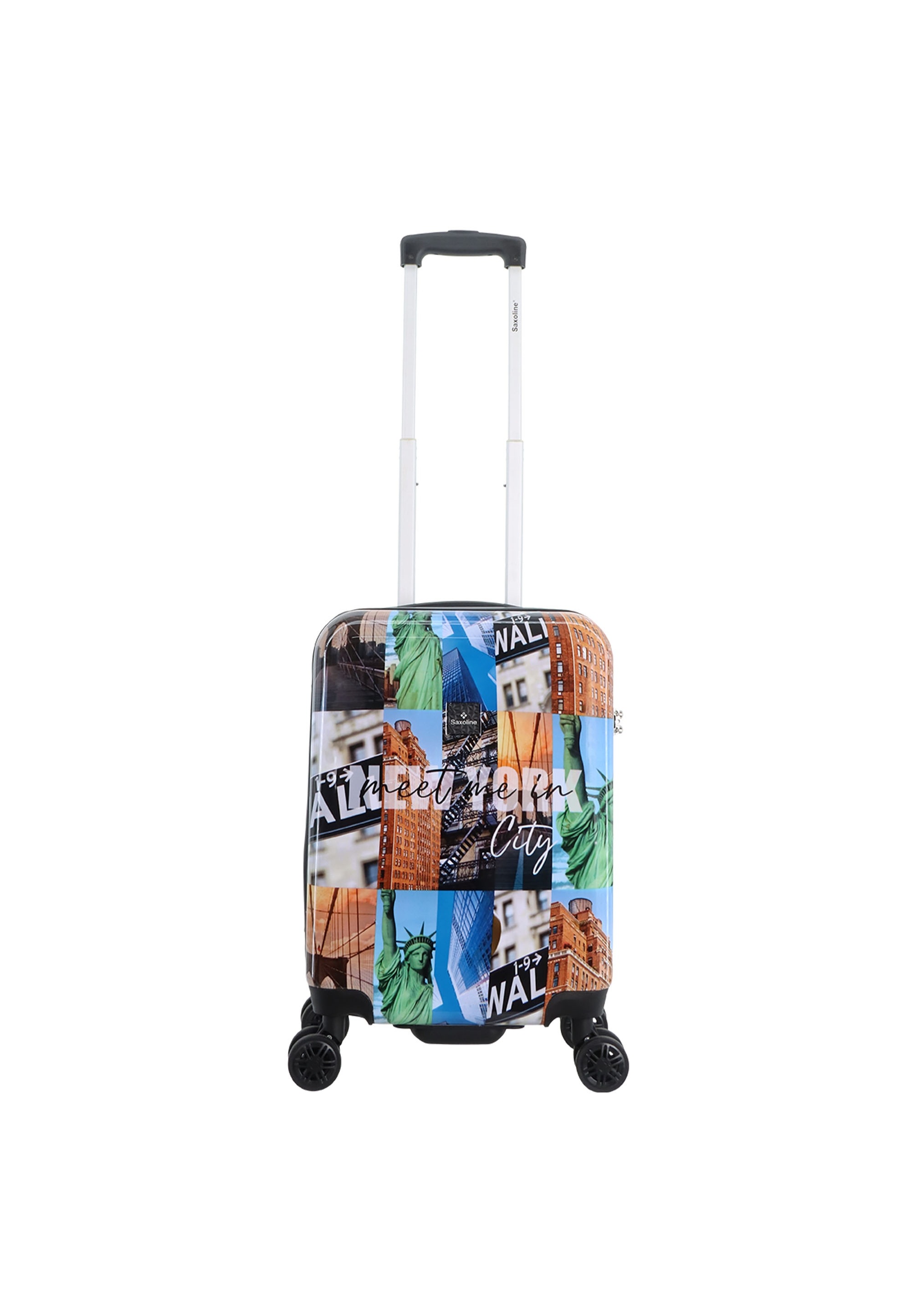 Saxoline Koffer "New York City" aus robustem ABS/PC-Material