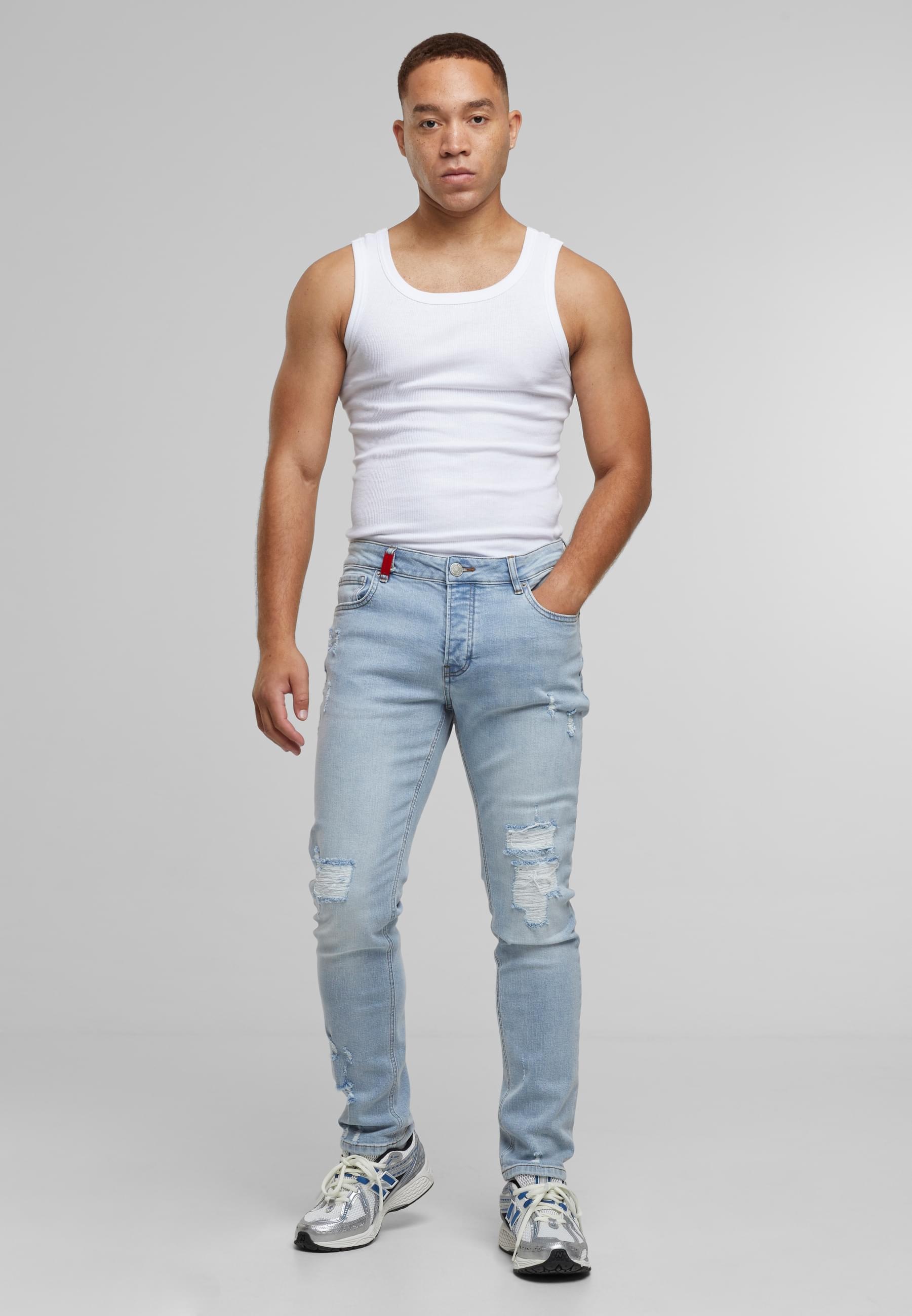 2Y Studios Bequeme Jeans »2Y Studios 2Y MIGUEL RIPPED SLIM FIT JEANS«