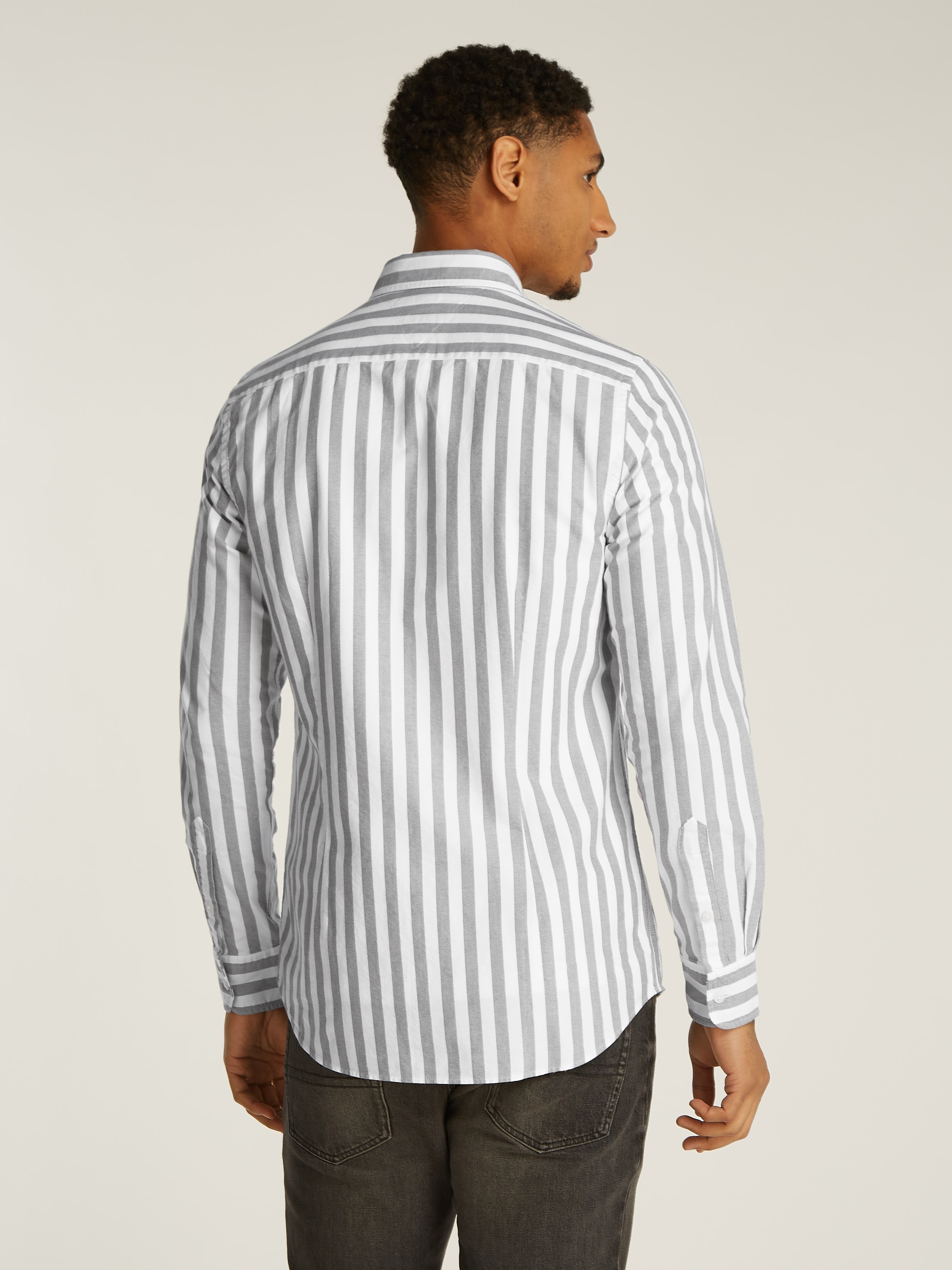 Tommy Hilfiger Businesshemd "OXFORD BOLD STRIPE SF SHIRT" günstig online kaufen