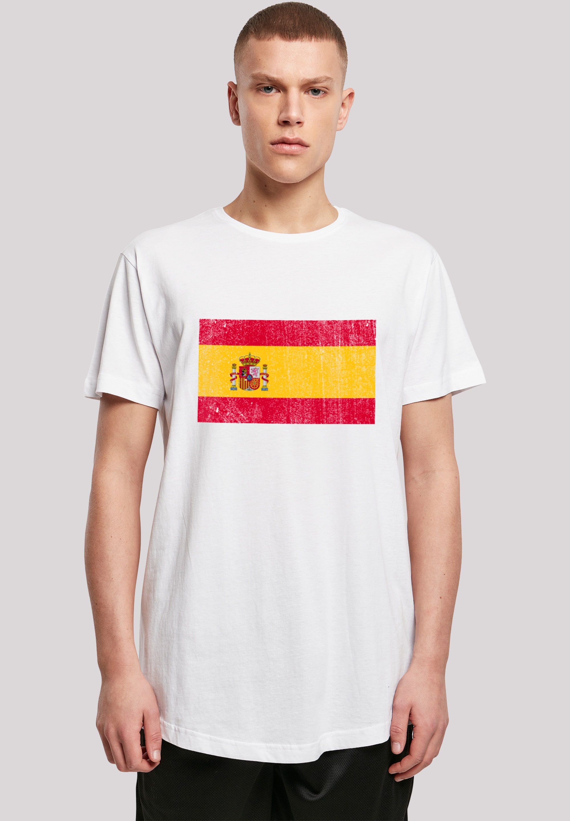 F4NT4STIC T-Shirt "Spain Spanien Flagge distressed", Print günstig online kaufen