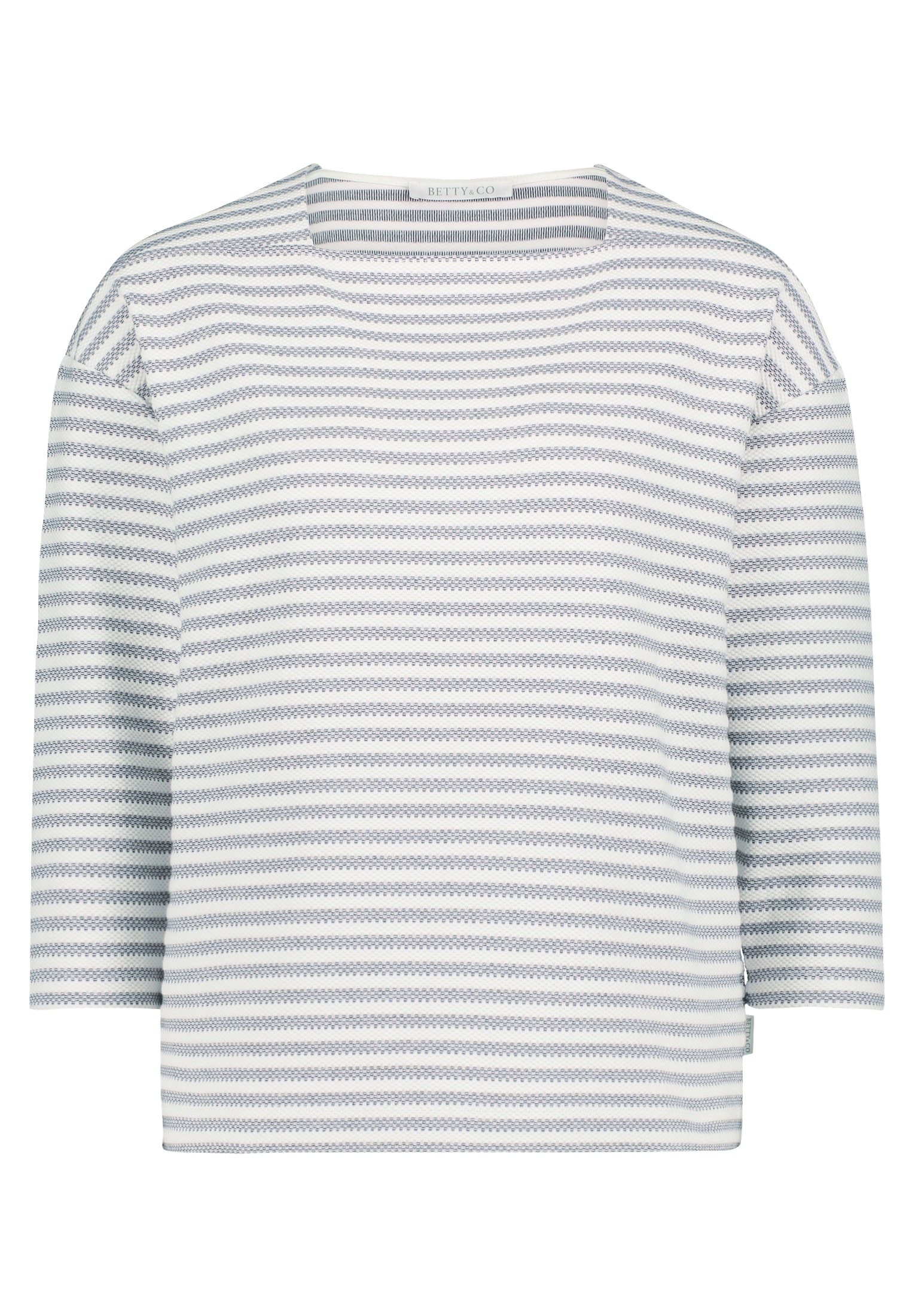 Betty&Co 3/4-Arm-Shirt »Betty & Co Damen Ringelshirt mit U-Boot-Ausschnitt«, (1 tlg.), Material