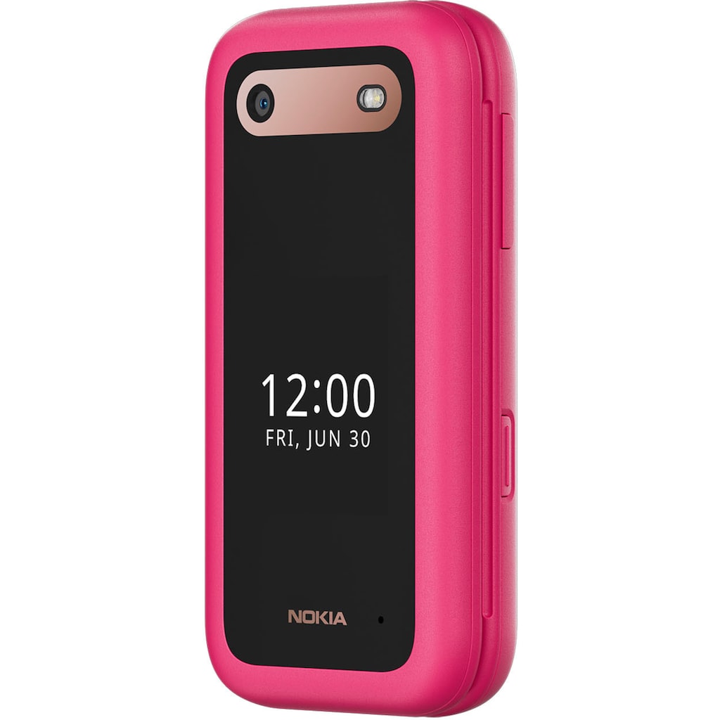 Nokia Klapphandy »2660 Flip«, rosa, 7,11 cm/2,8 Zoll, 0,13 GB Speicherplatz, 0,3 MP Kamera