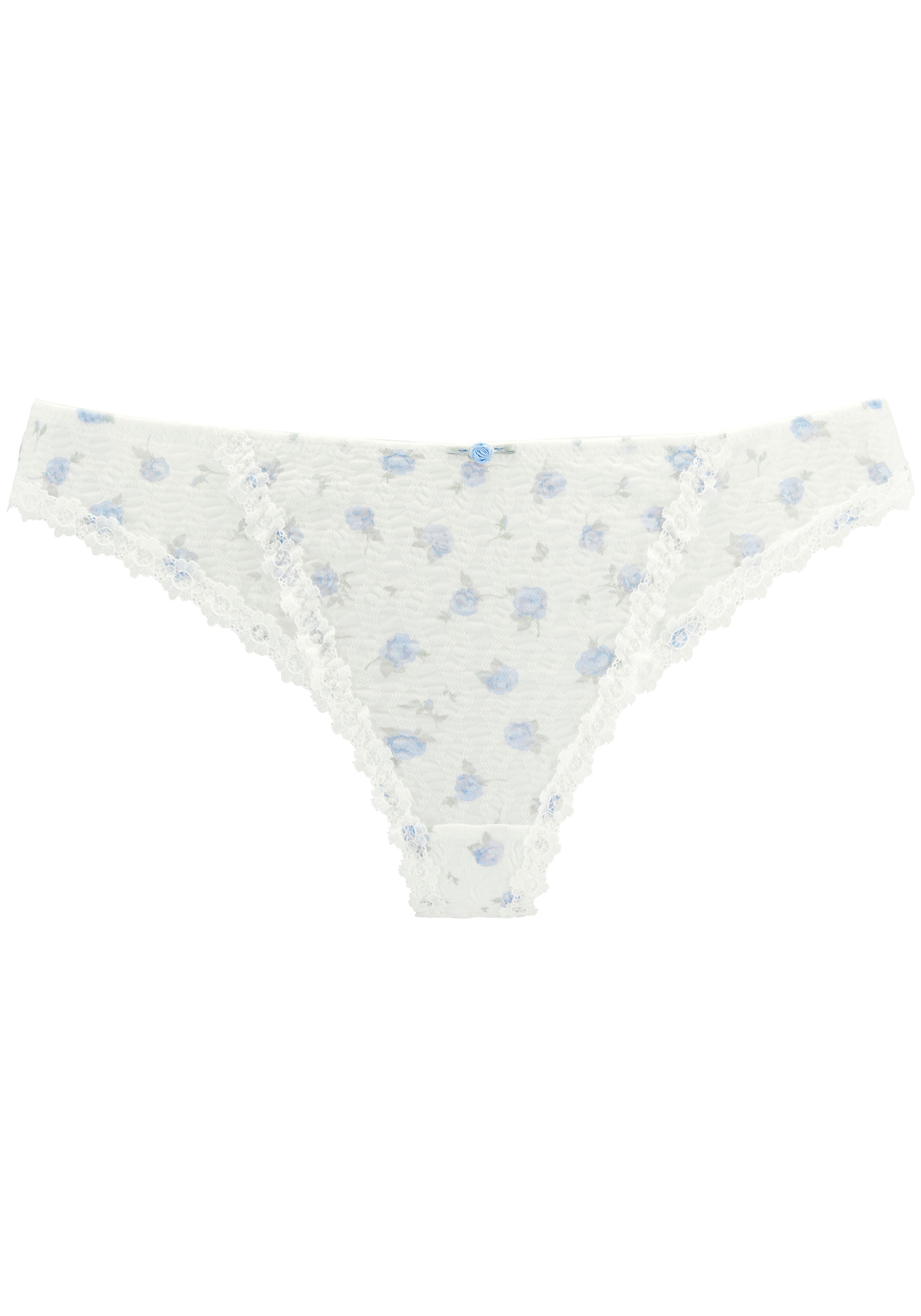 Vivance String »Rosali« aus softem Material mit feiner Struktur mit Blumenmuster