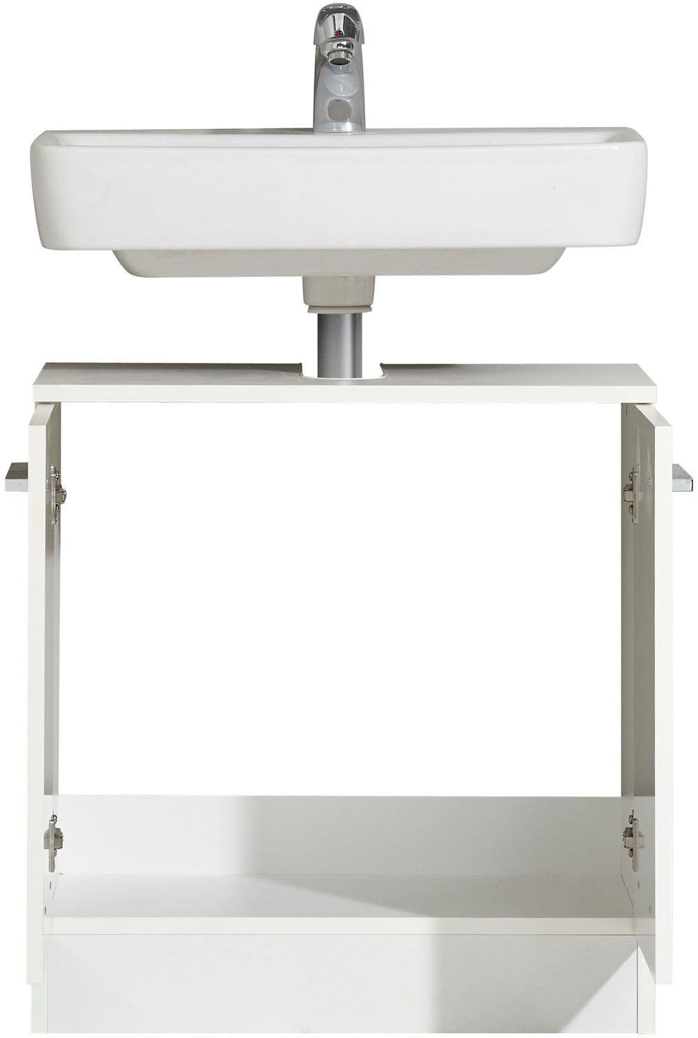 Saphir Badmöbel-Set »Quickset 335 6-teilig, Waschbeckenunterschrank mit LED-Spiegelschrank«, (6 St.), Hochschränke, Unterschrank, Hängeschrank, inkl. Türdämpfer, 13 Türen