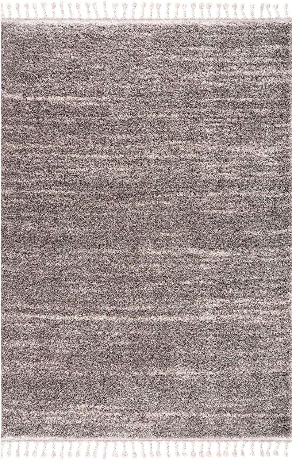 Carpet City Hochflor-Teppich »Pulpy 524«, rechteckig, 30 mm Höhe, besonders weich, mit Fransen, Meliert