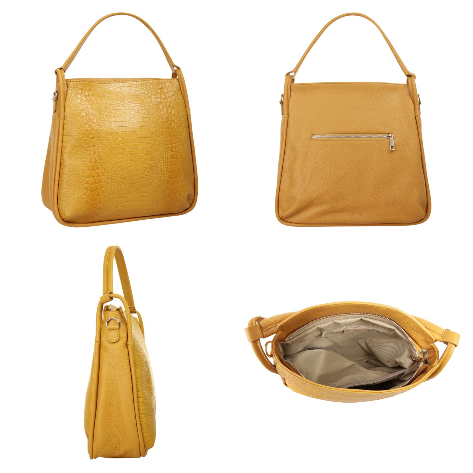 Samantha Look Shopper echt Leder, Made in Italy günstig online kaufen