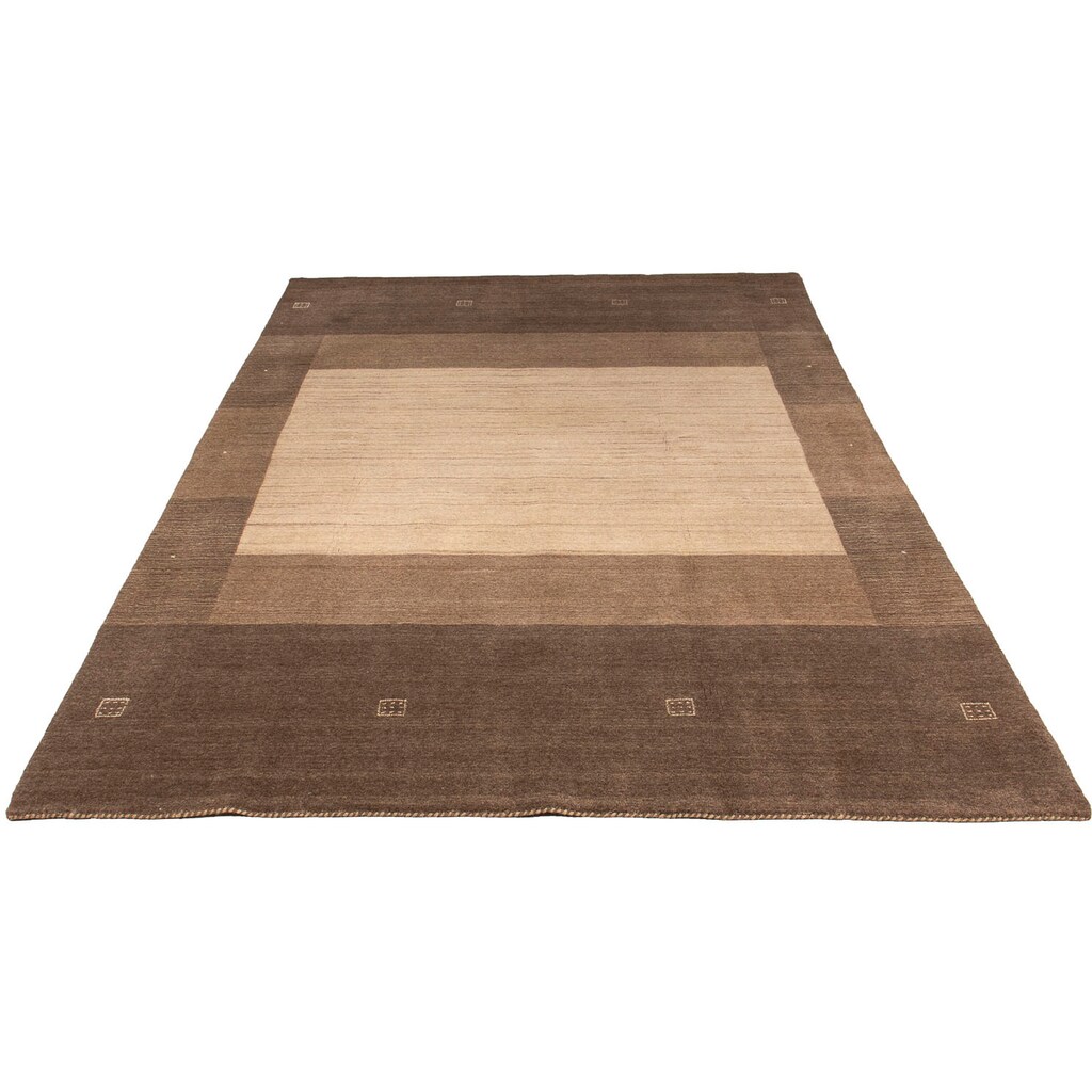 morgenland Wollteppich »Gabbeh - Softy - 240 x 170 cm - braun«, rechteckig