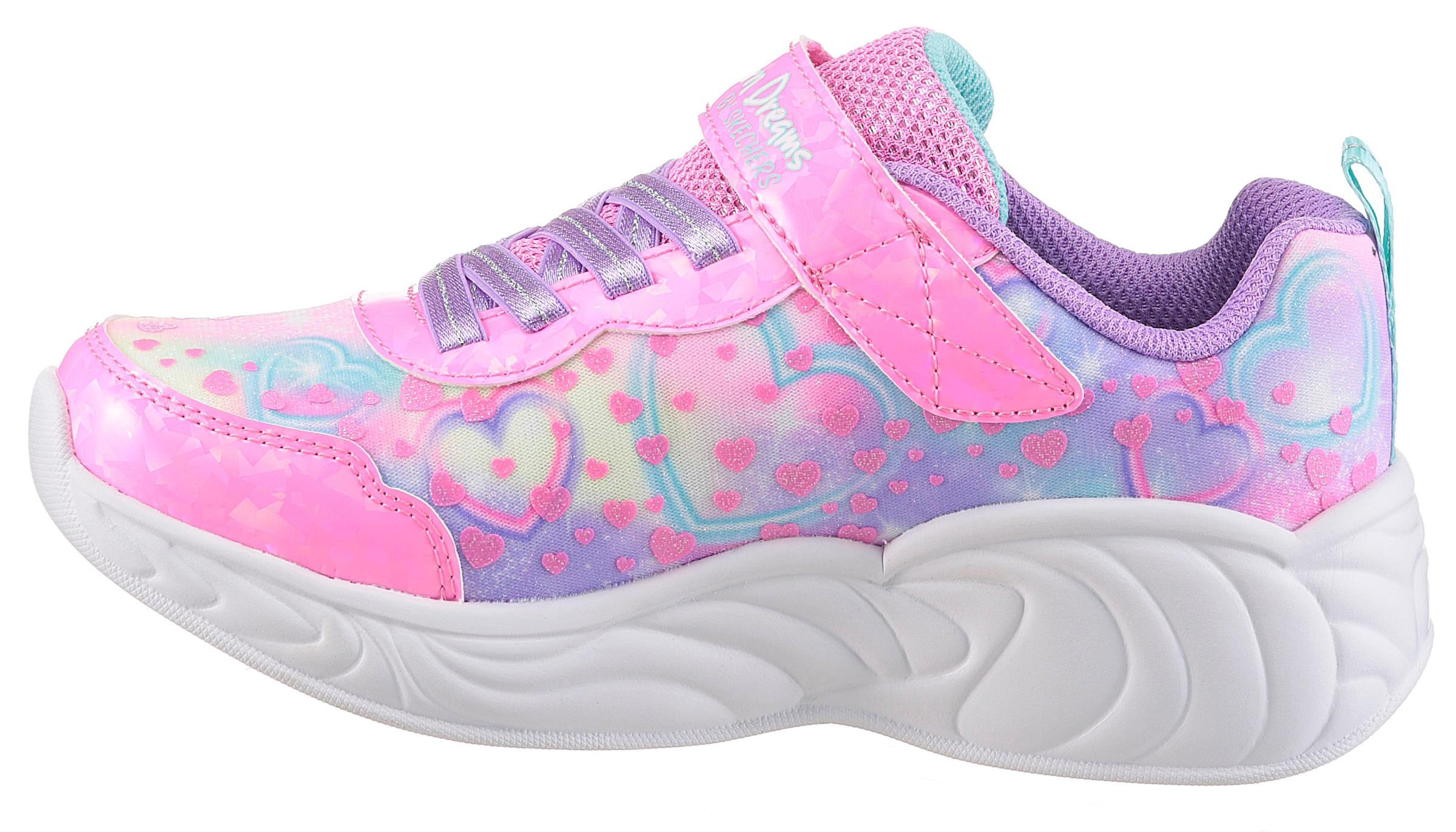 Skechers Sneaker »UNICORN DREAMS«, Klettschuh mit Einhorn, Größenschablone zum Download