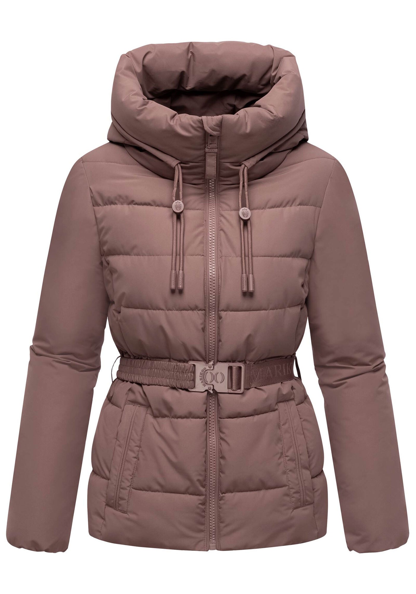 Marikoo Winterjacke »Himee« mit praktischem Taillengürtel und robuster Klickschnalle