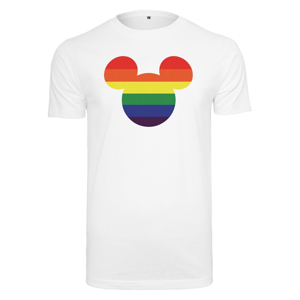 Merchcode Kurzarmshirt »Herren Mickey Mouse Rainbow Pride Tee«, (1 tlg.)