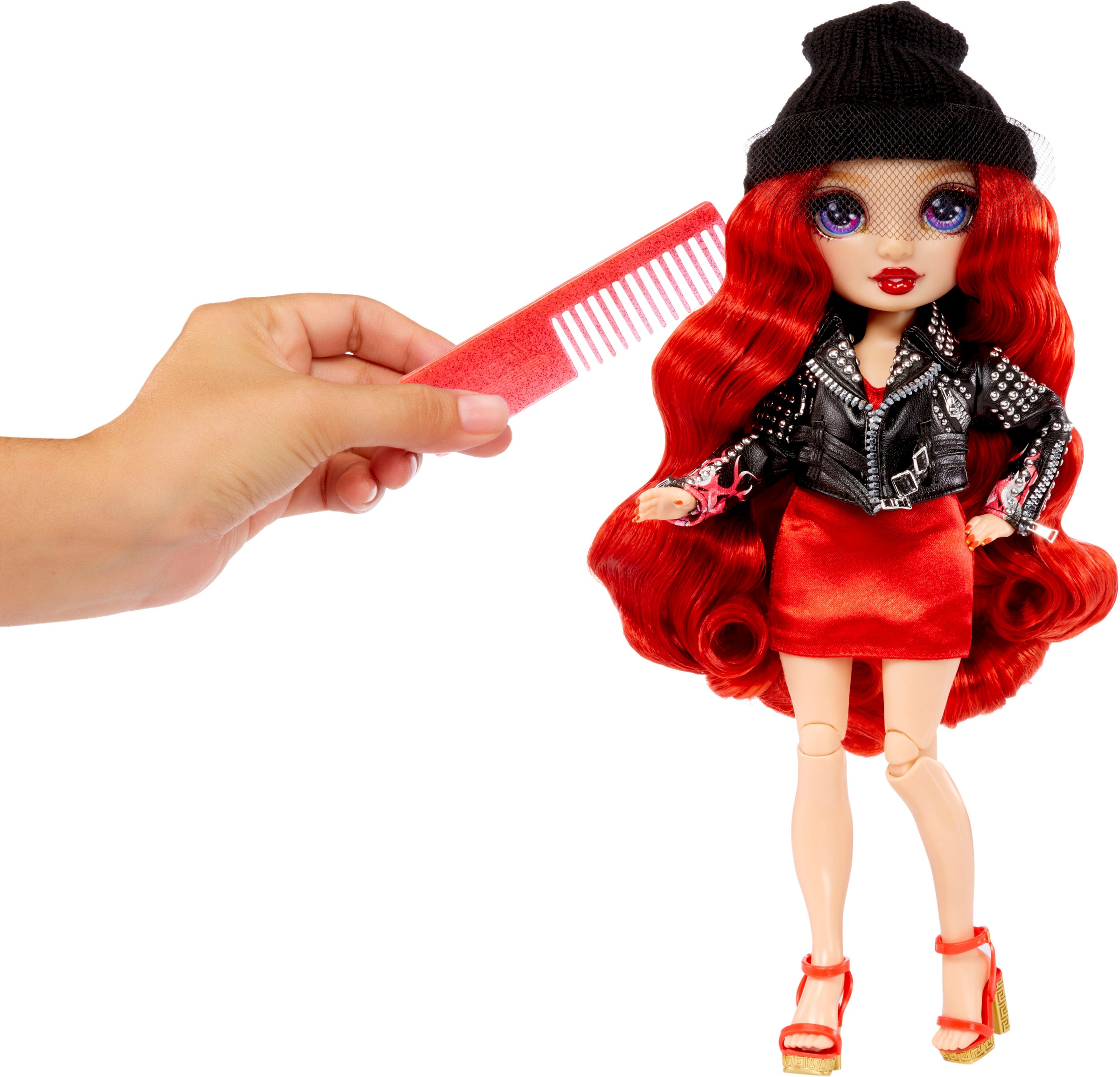 RAINBOW HIGH Anziehpuppe »Rainbow High Fantastic Fashion - Ruby (red)«, inklusive 2. Outfit