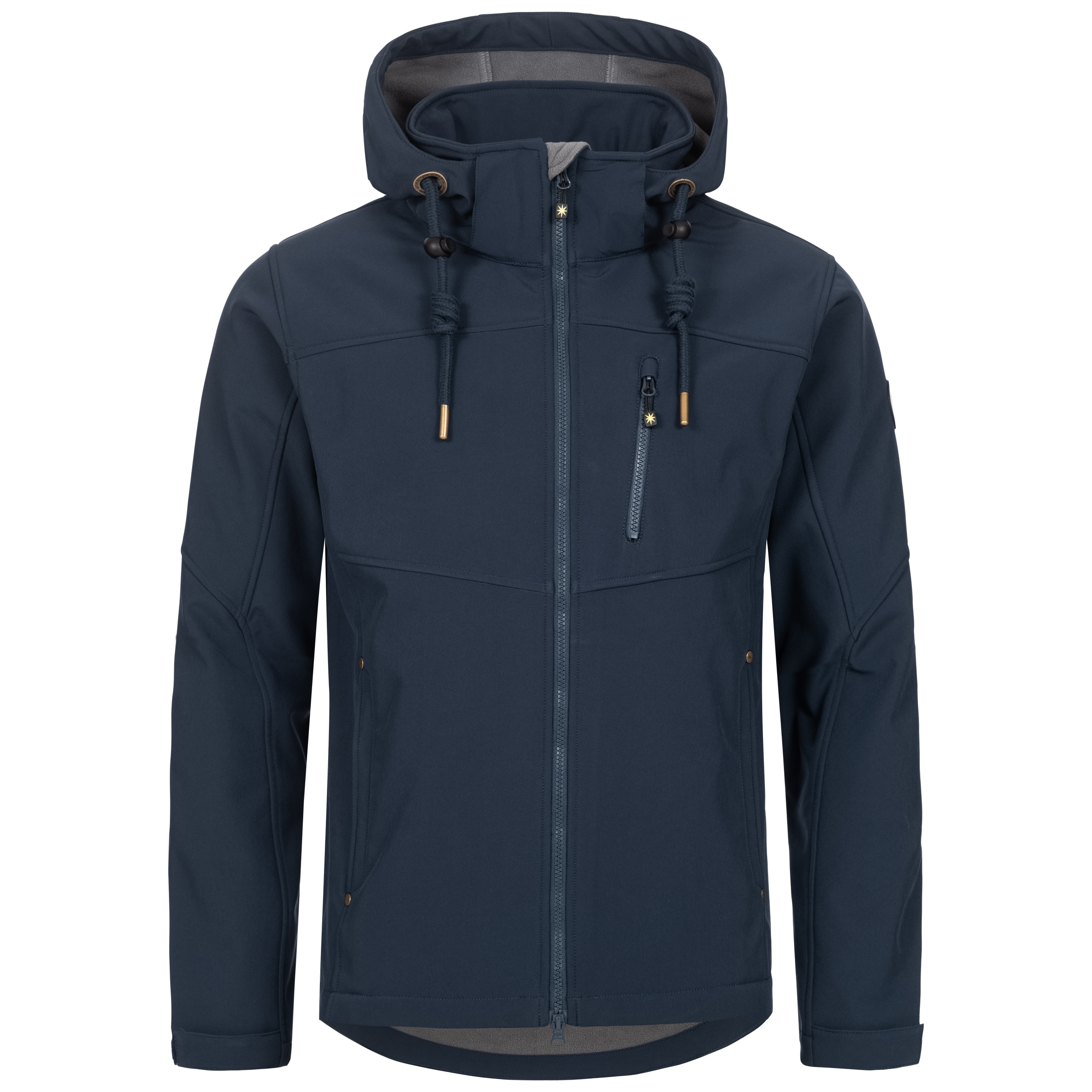 ankerglut Softshelljacke "PEAK CREEK MEN" mit Kapuze auch in Großen Größen erhältlich