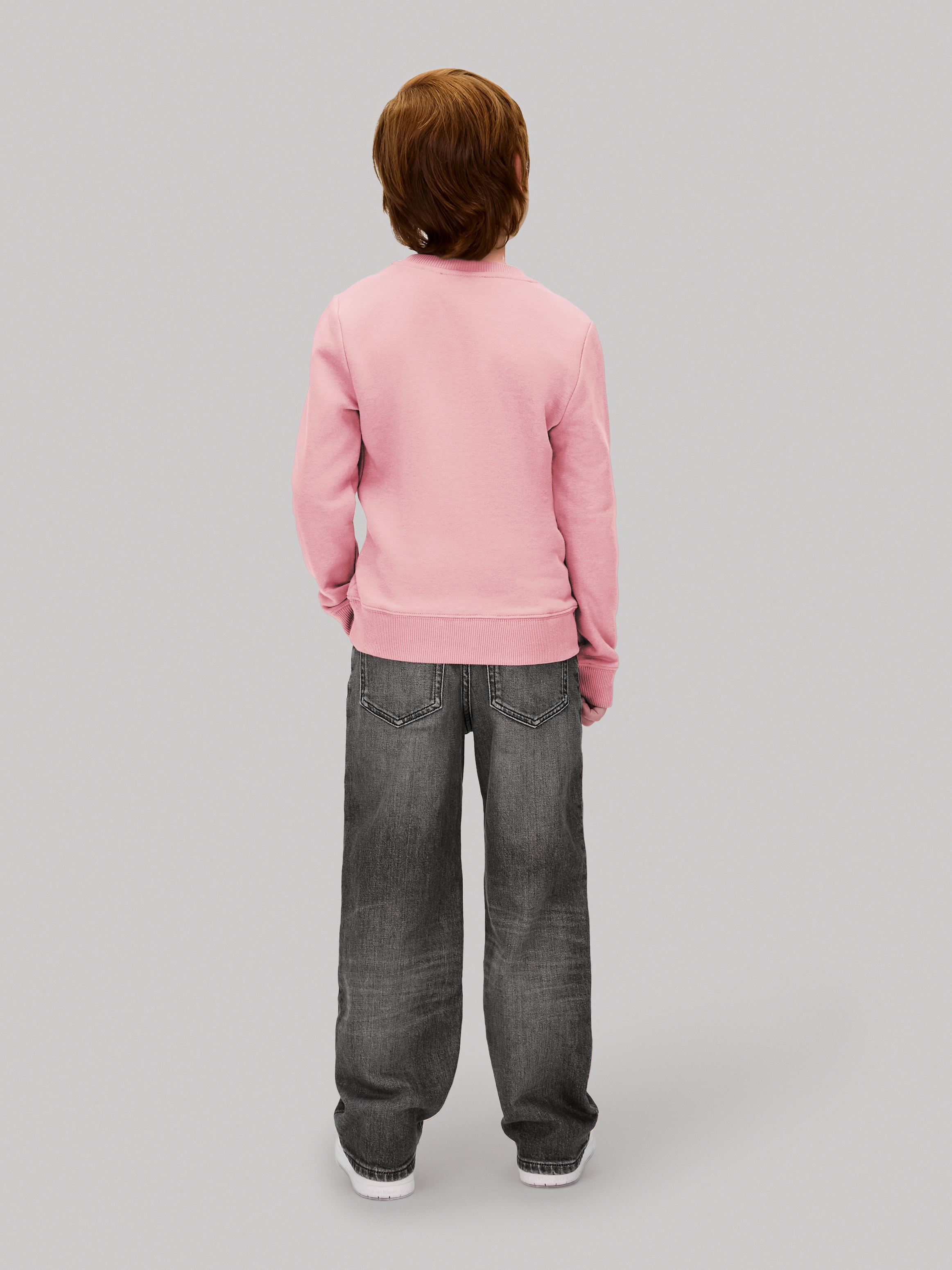 Calvin Klein Jeans Sweatshirt »MONO MINI BADGE REG CN«, für Kinder bis 16 Jahre mit Logoschriftzug