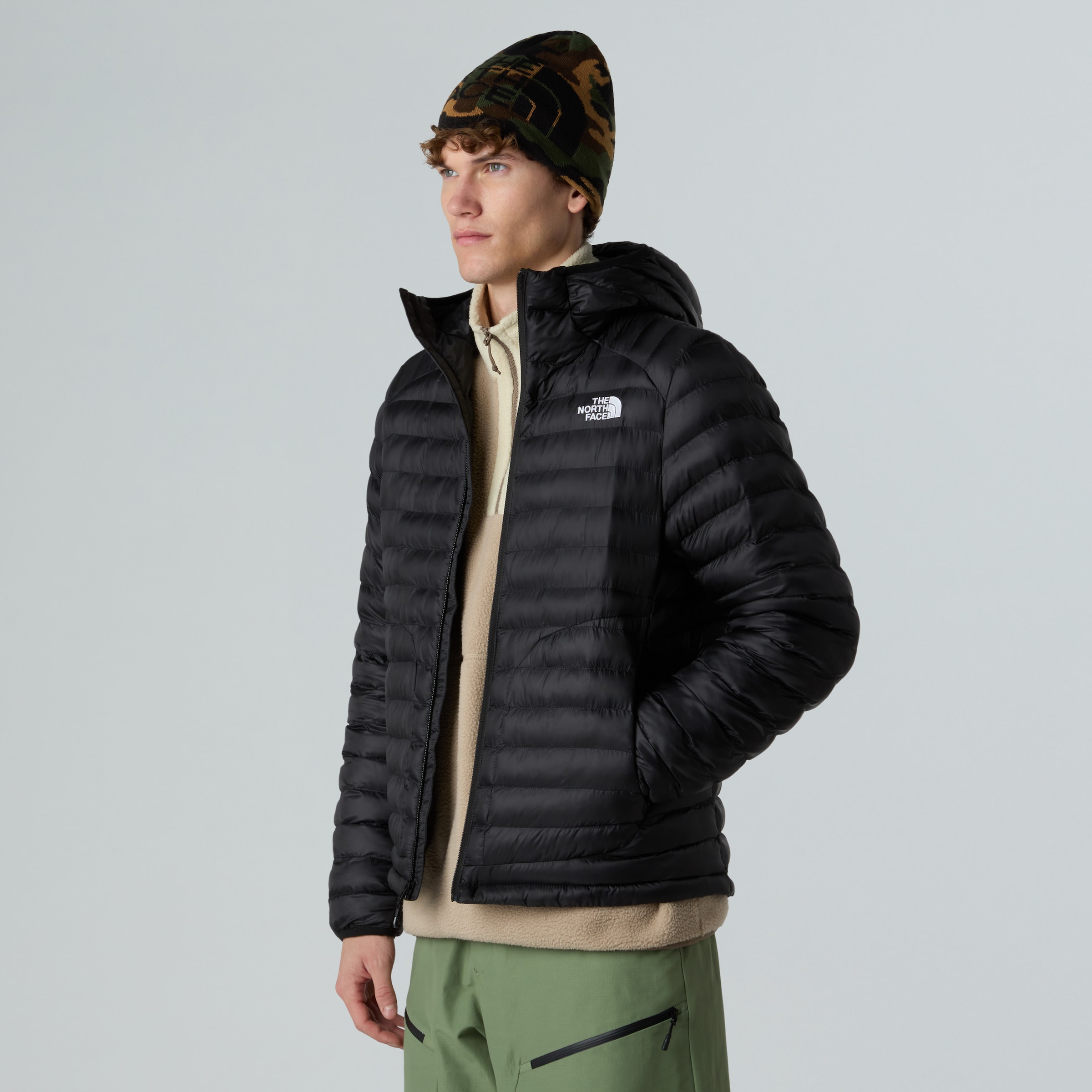 The North Face Steppjacke »M HUILA SYNTHETIC HOODIE«, (1 St.), Synthetisch isoliert, leicht, wetterfest