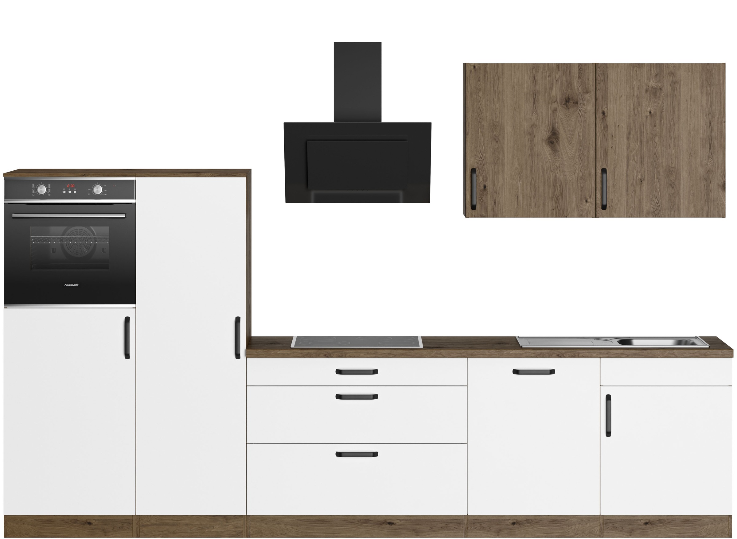 wiho Küchen Küchenzeile "Elba, TOPSELLER" wahlweise mit Hanseatic E-Geräten günstig online kaufen