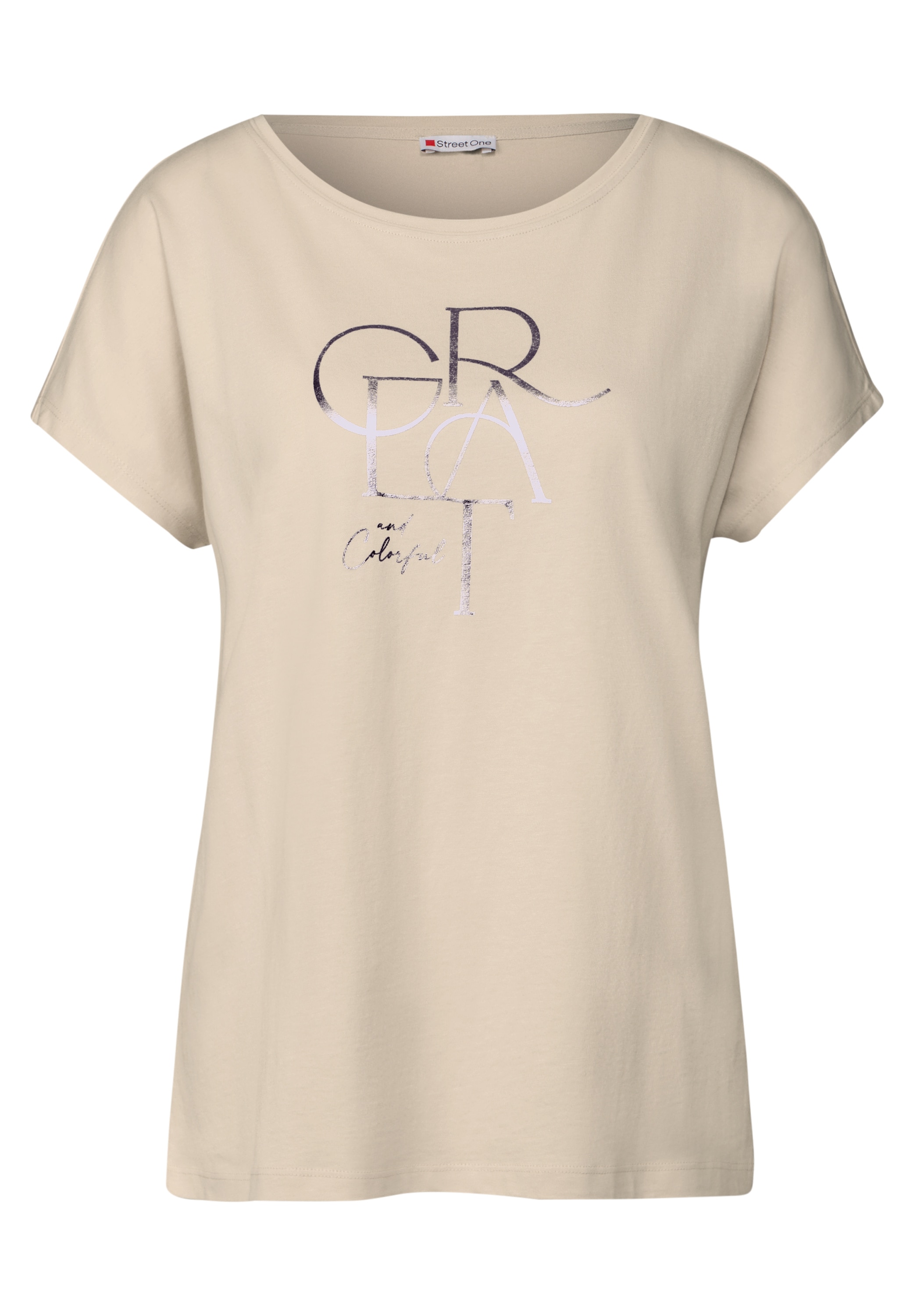 STREET ONE T-Shirt, im soften Baumwoll-Mix