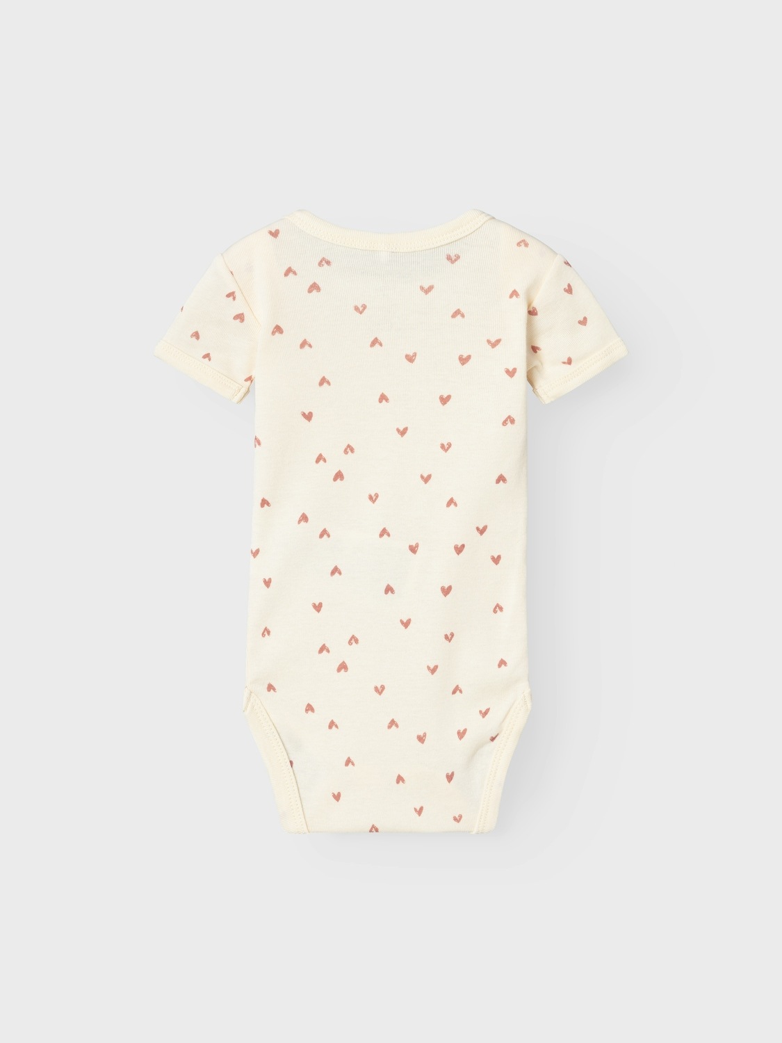 Thumbnail - Name It Body "NBFBODY für Mädchen mit Herzprint und weicher Baumwolle", 2 Stk. normal, Jersey, Rundhals