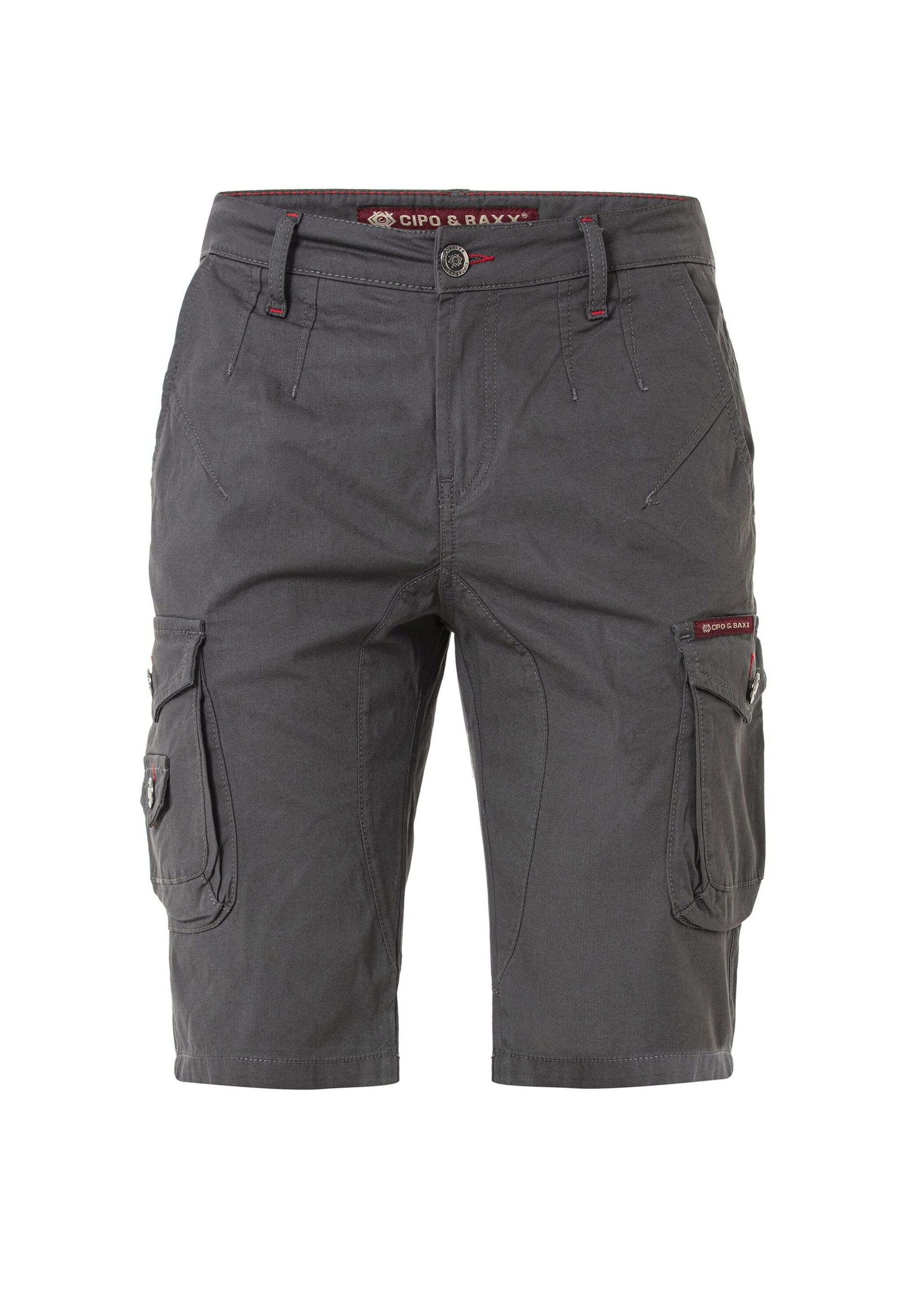 Cipo & Baxx Jeansbermudas "Cipo & Baxx Bermuda & Short" mit praktischen Beintaschen, CK265