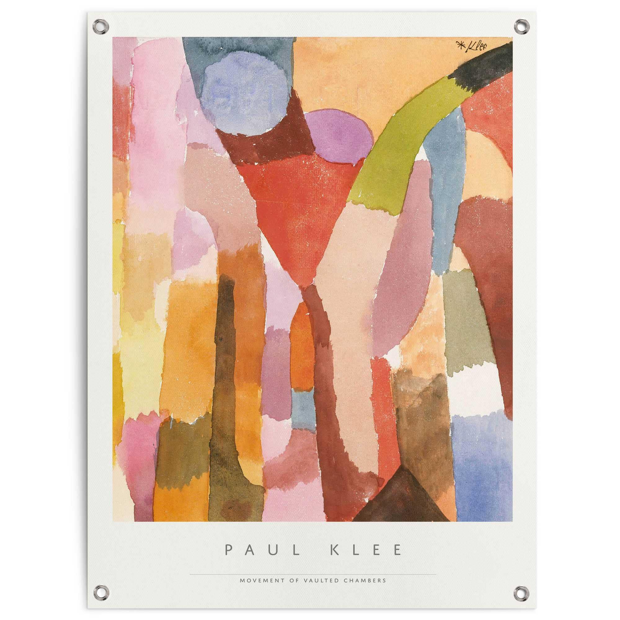 Poster »Paul Klee I«, Outdoor für Garten oder Balkon