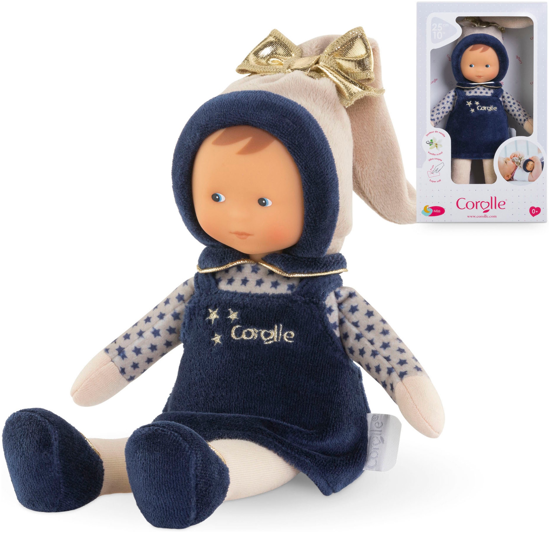 Babypuppe »Corolle Mon Doudou Miss, blaue Sternenträume«, mit Vanilleduft