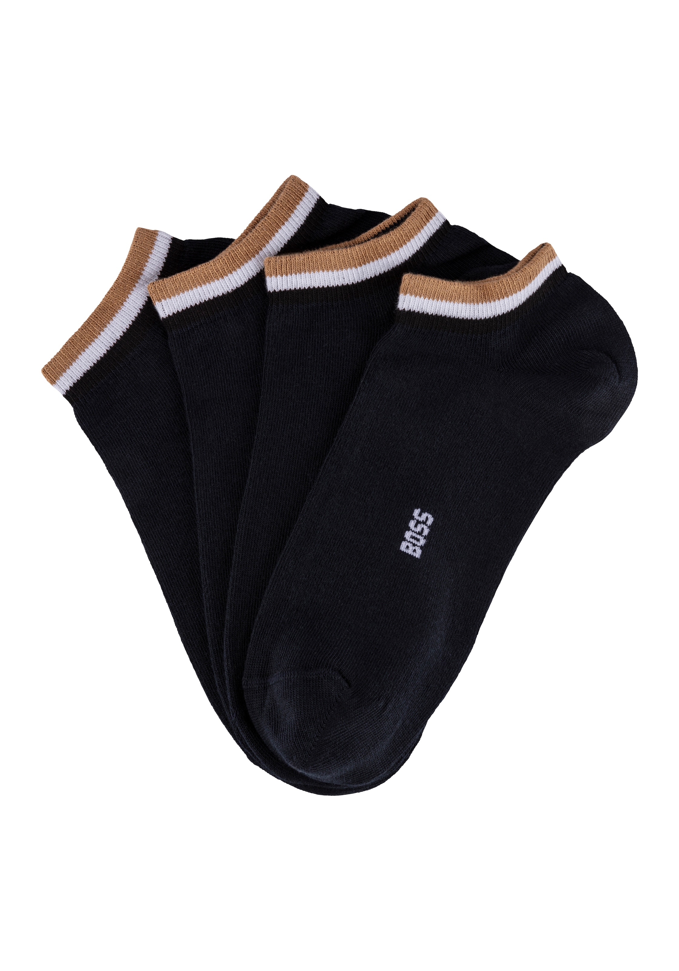 BOSS Sneakersocken "2P AS Stripe Col CC" Packung, 2 Stk. tlg. mit Kontrasts günstig online kaufen