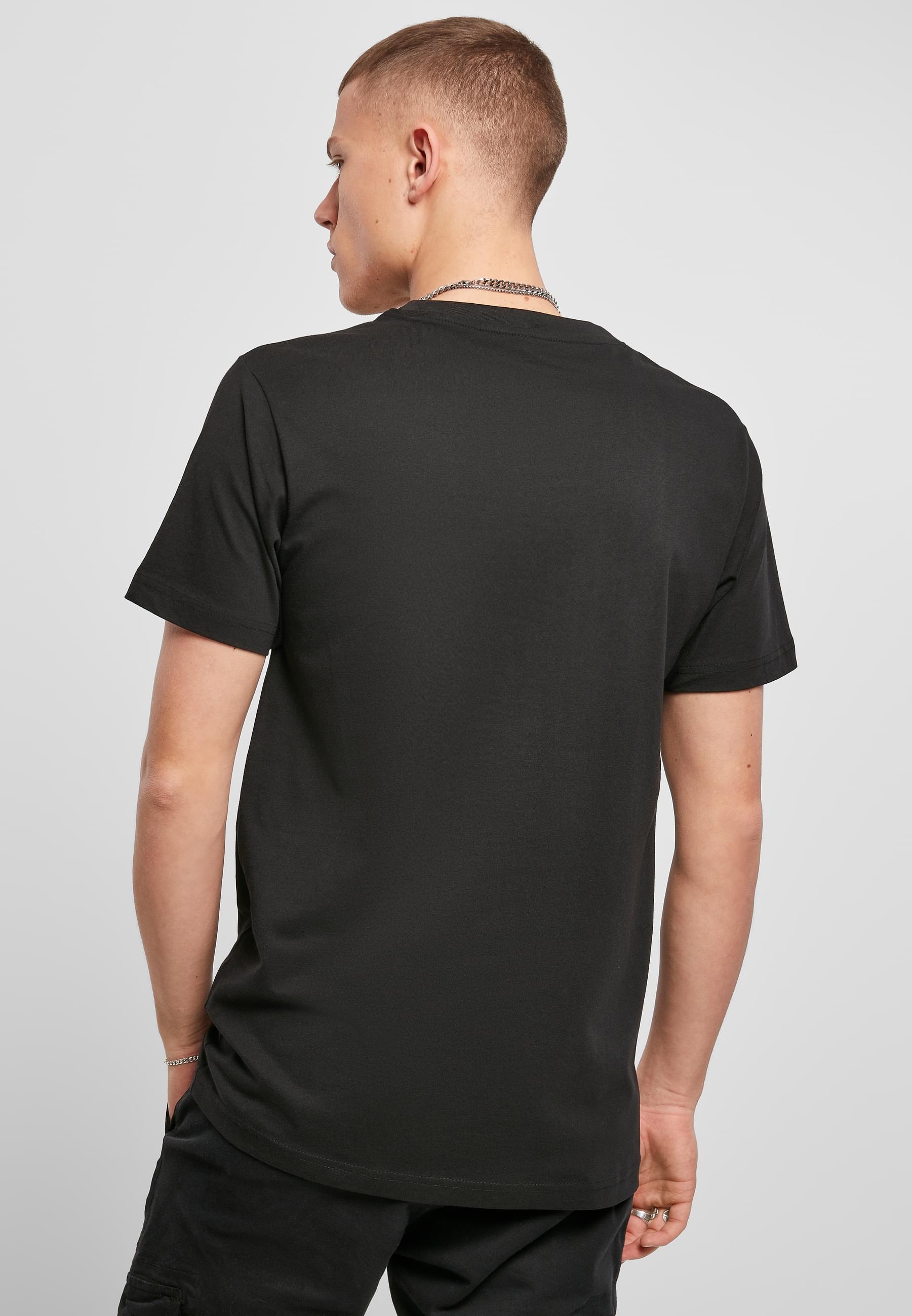 MisterTee Kurzarmshirt »MisterTee Herren One Line Sneaker Tee«, (1 tlg.)