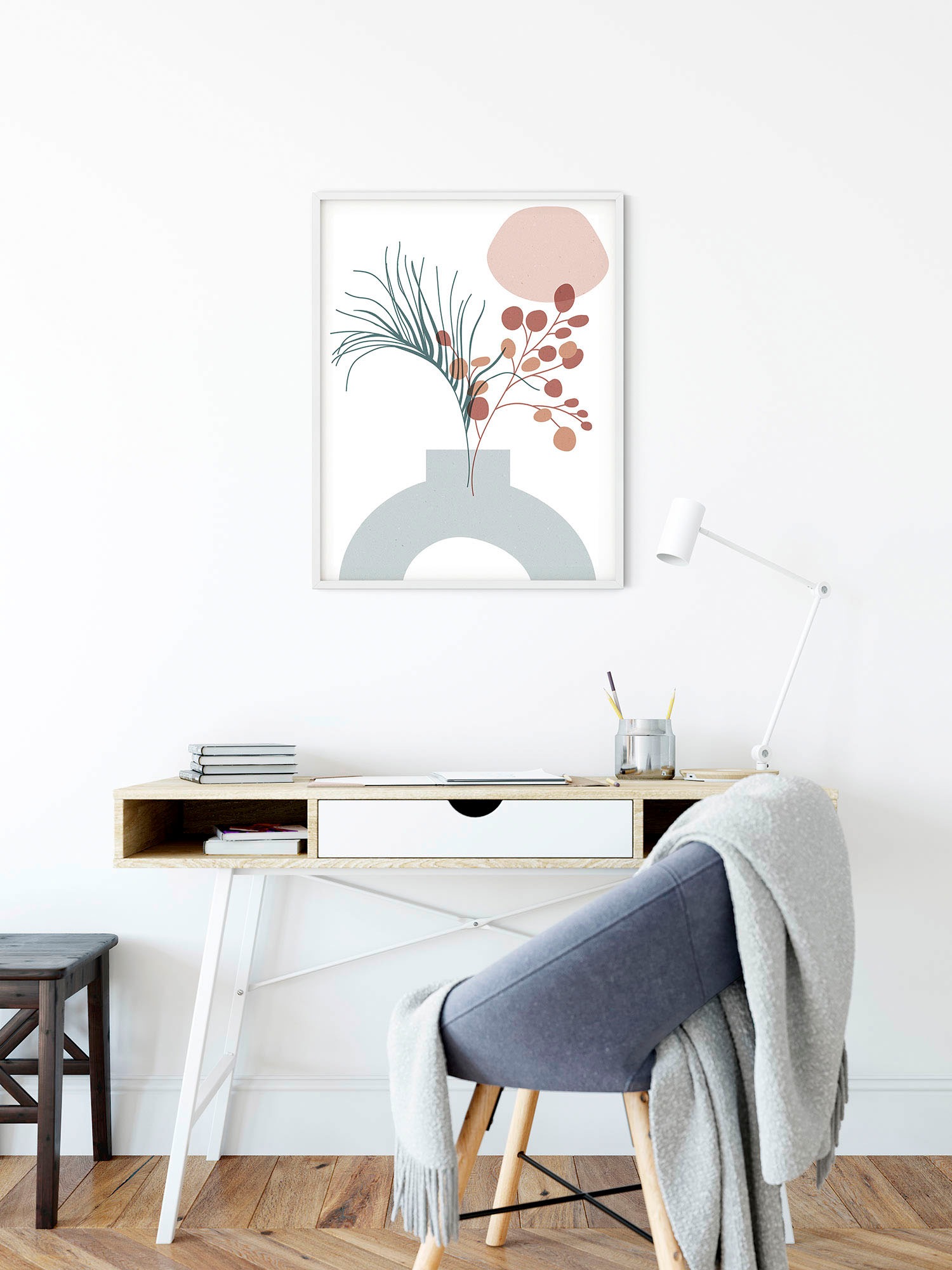 Komar Bild "Bohemian Vase" Natur 1 Stk. tlg. Wandbild zur Dekoration - ohne günstig online kaufen